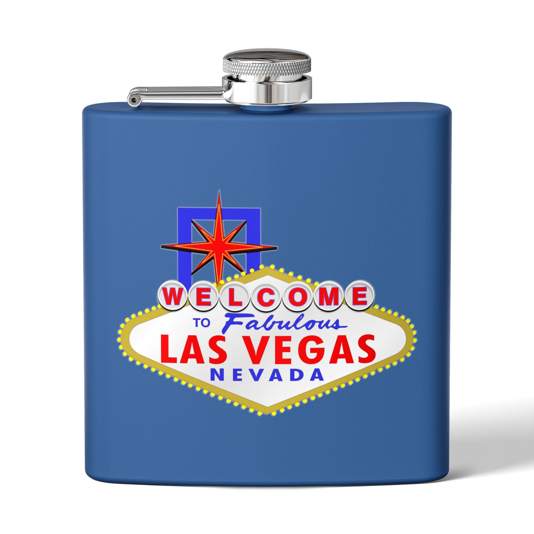 "Welcome To Fabulous" Las Vegas Sign 6oz Flask