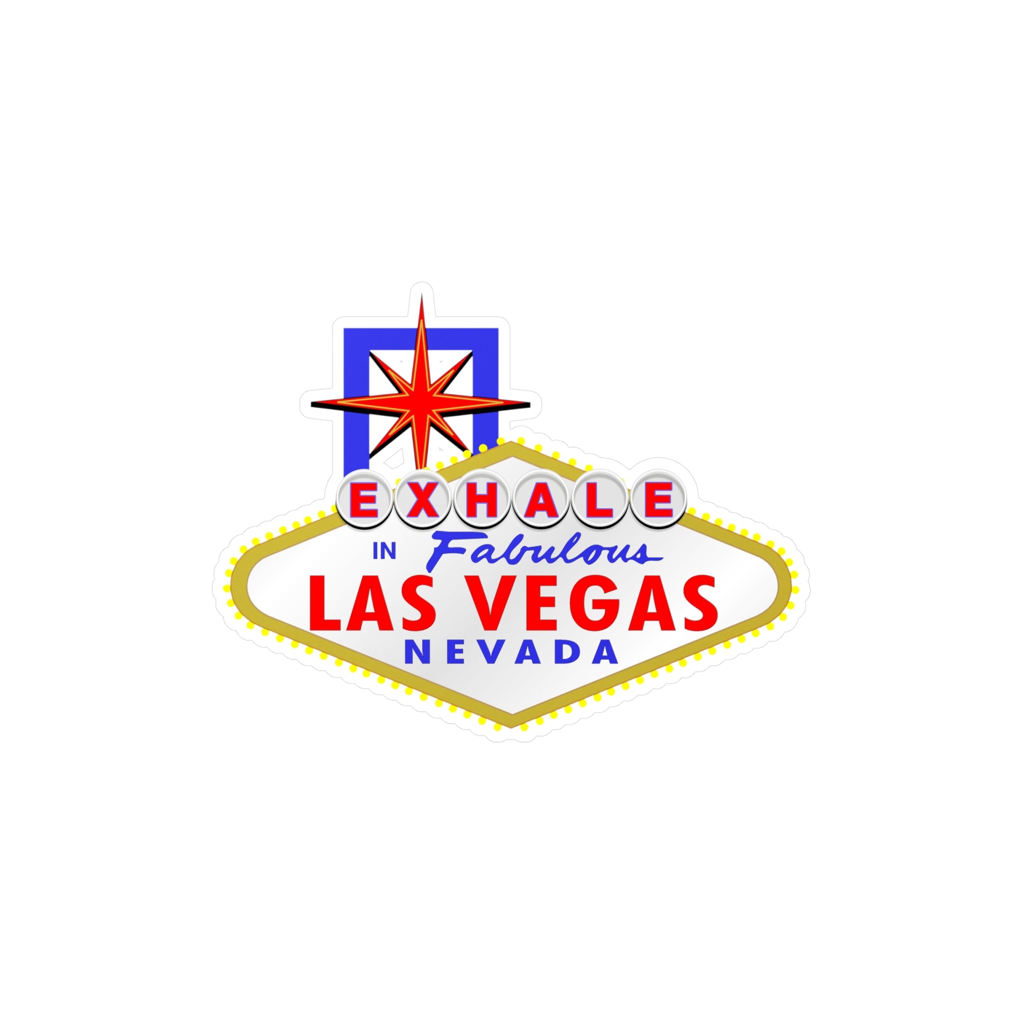 Exhale - "Las Vegas Sign" Vinyl Decal