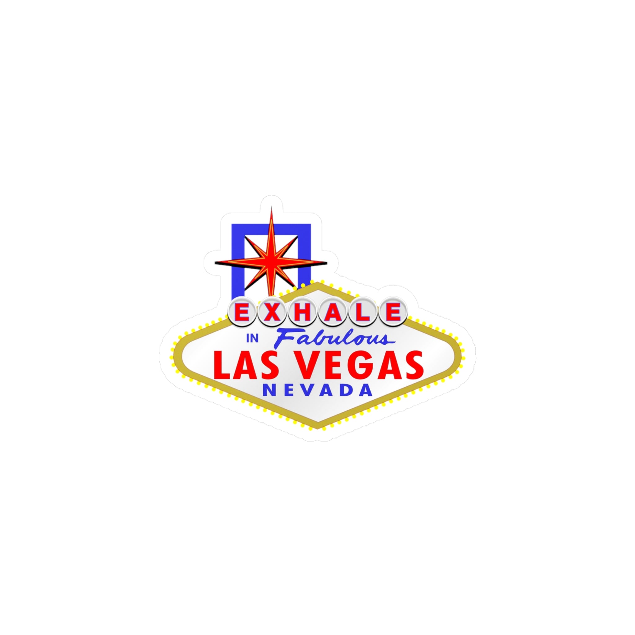 Exhale - "Las Vegas Sign" Vinyl Decal