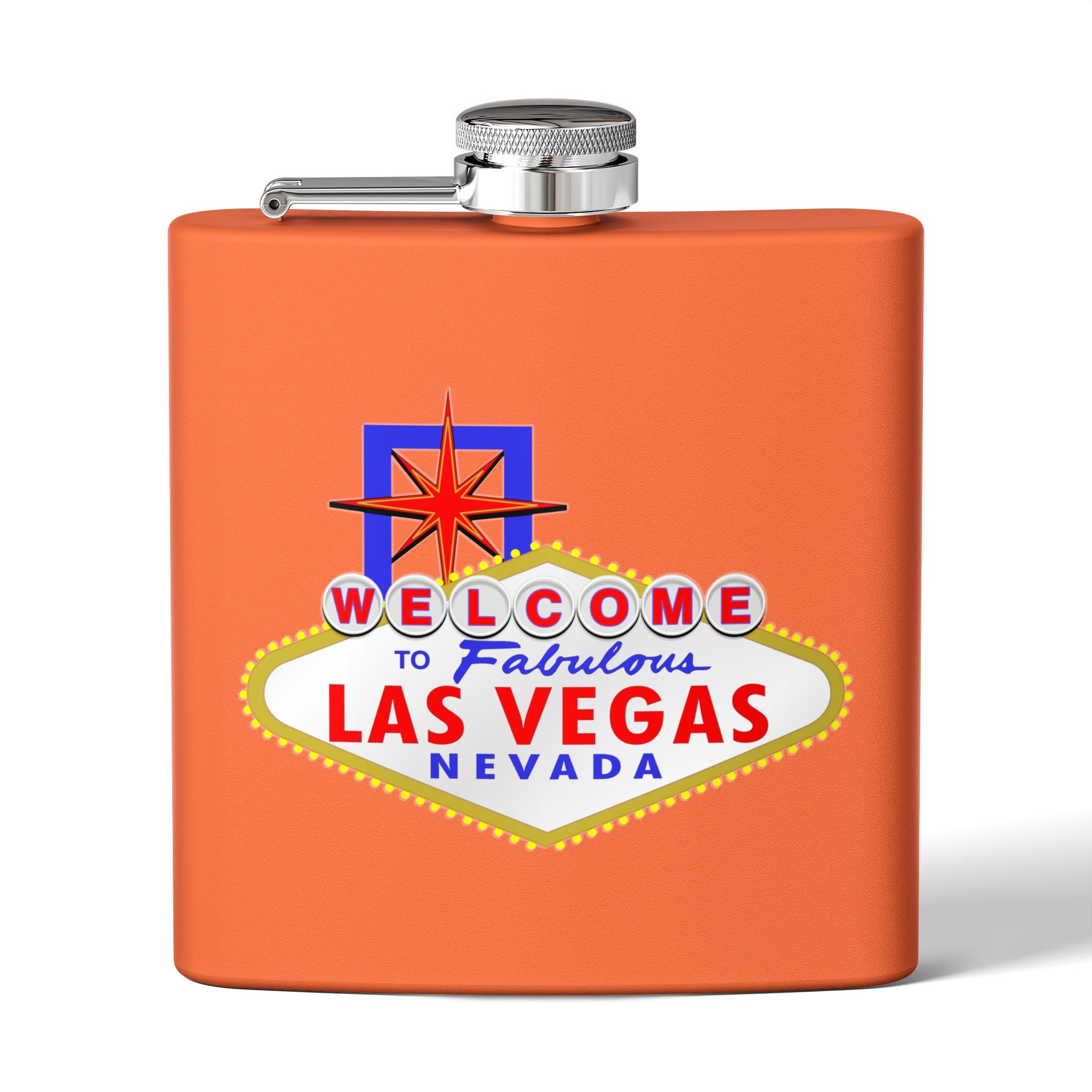 "Welcome To Fabulous" Las Vegas Sign 6oz Flask