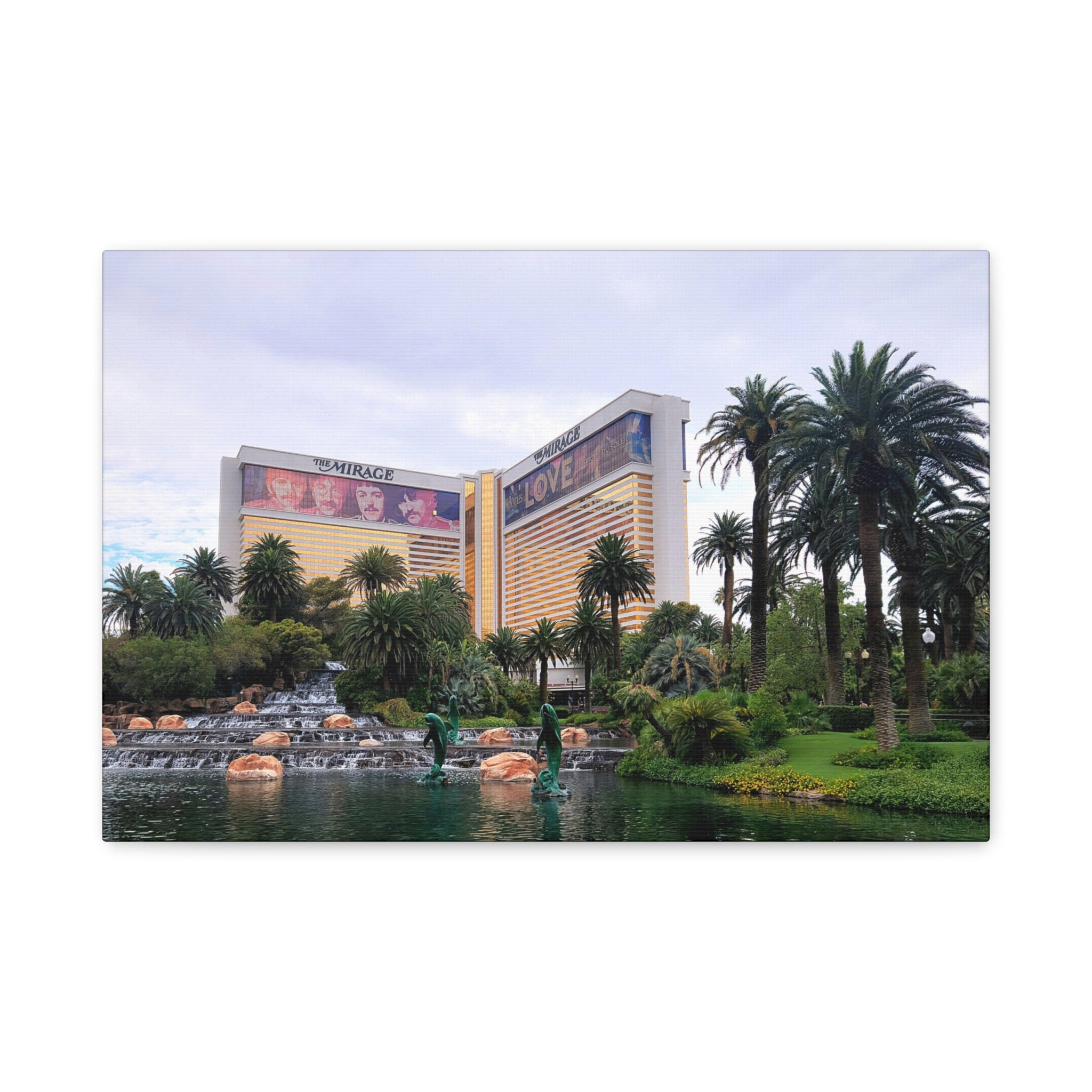 The Mirage Casino Matte Canvas Print