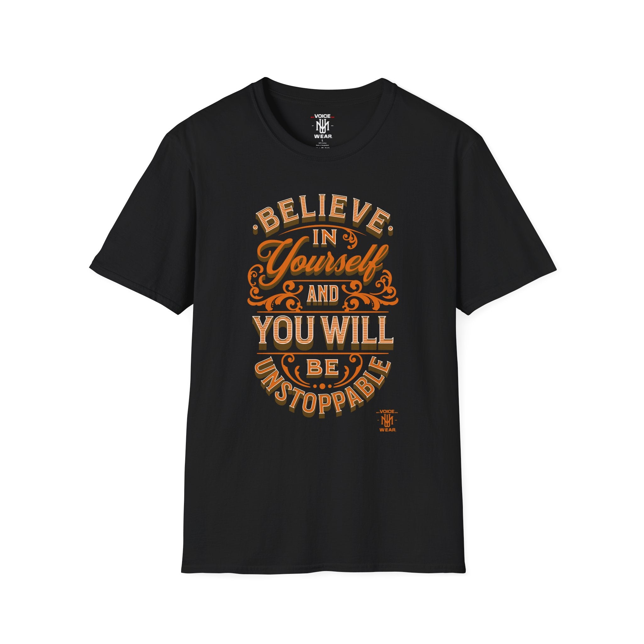 "Believe In Yourself" - "moti-Voice-tion Wear" T-Shirt