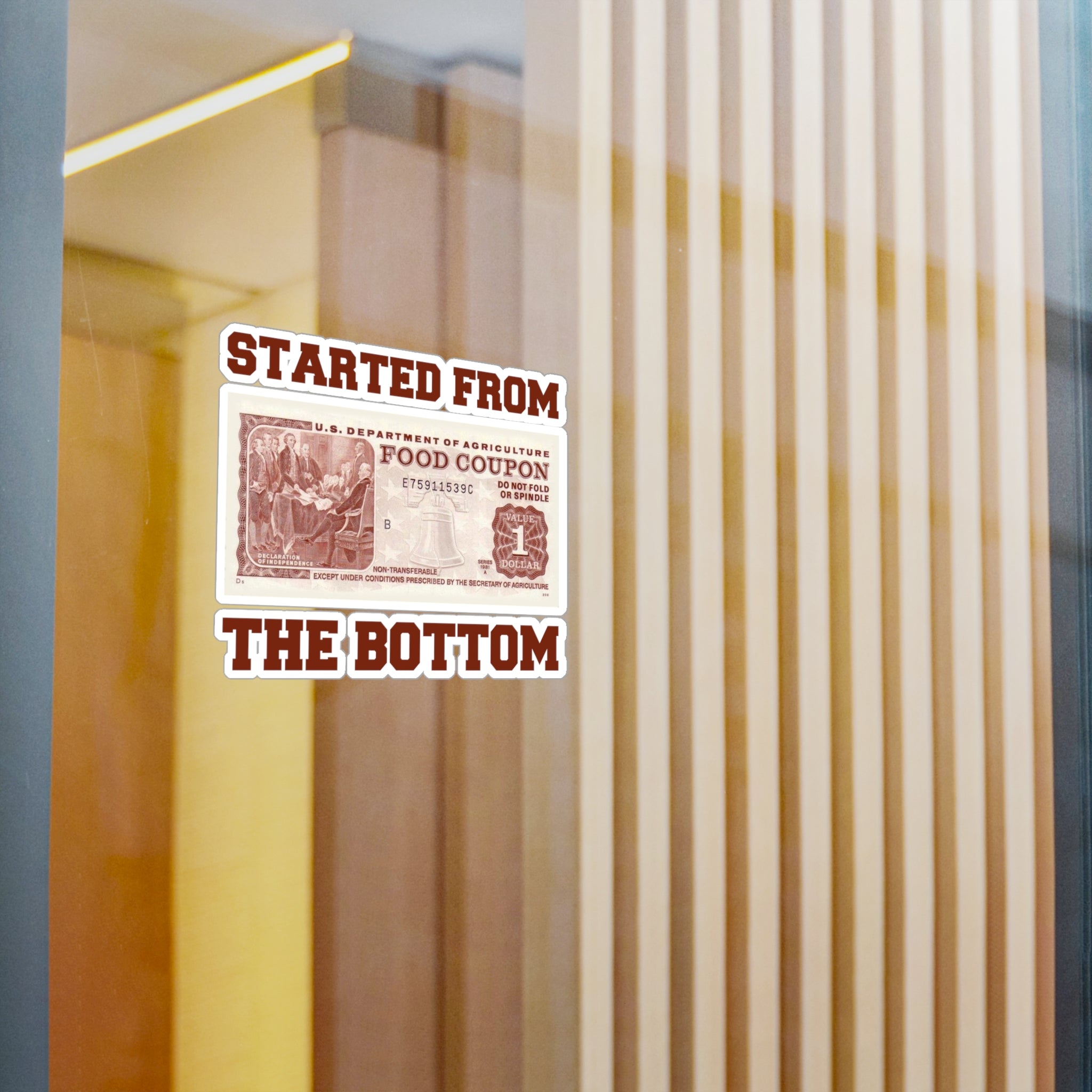 Started From The Bottom Vinyl Decal