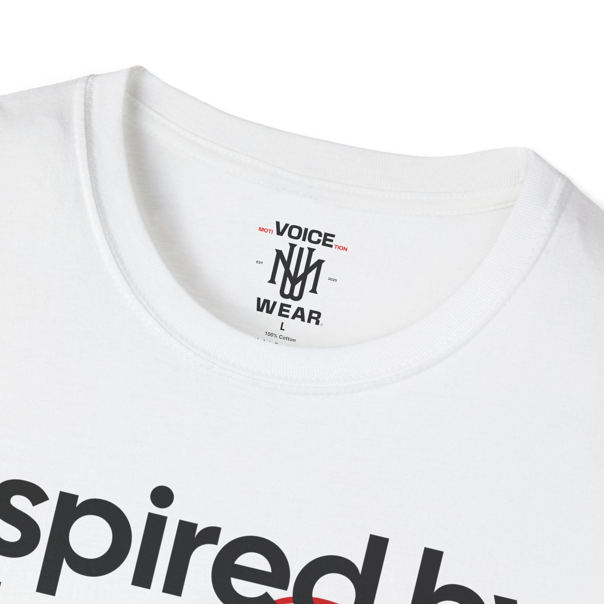 "Inspired" - "moti-Voice-tion Wear" T-Shirt
