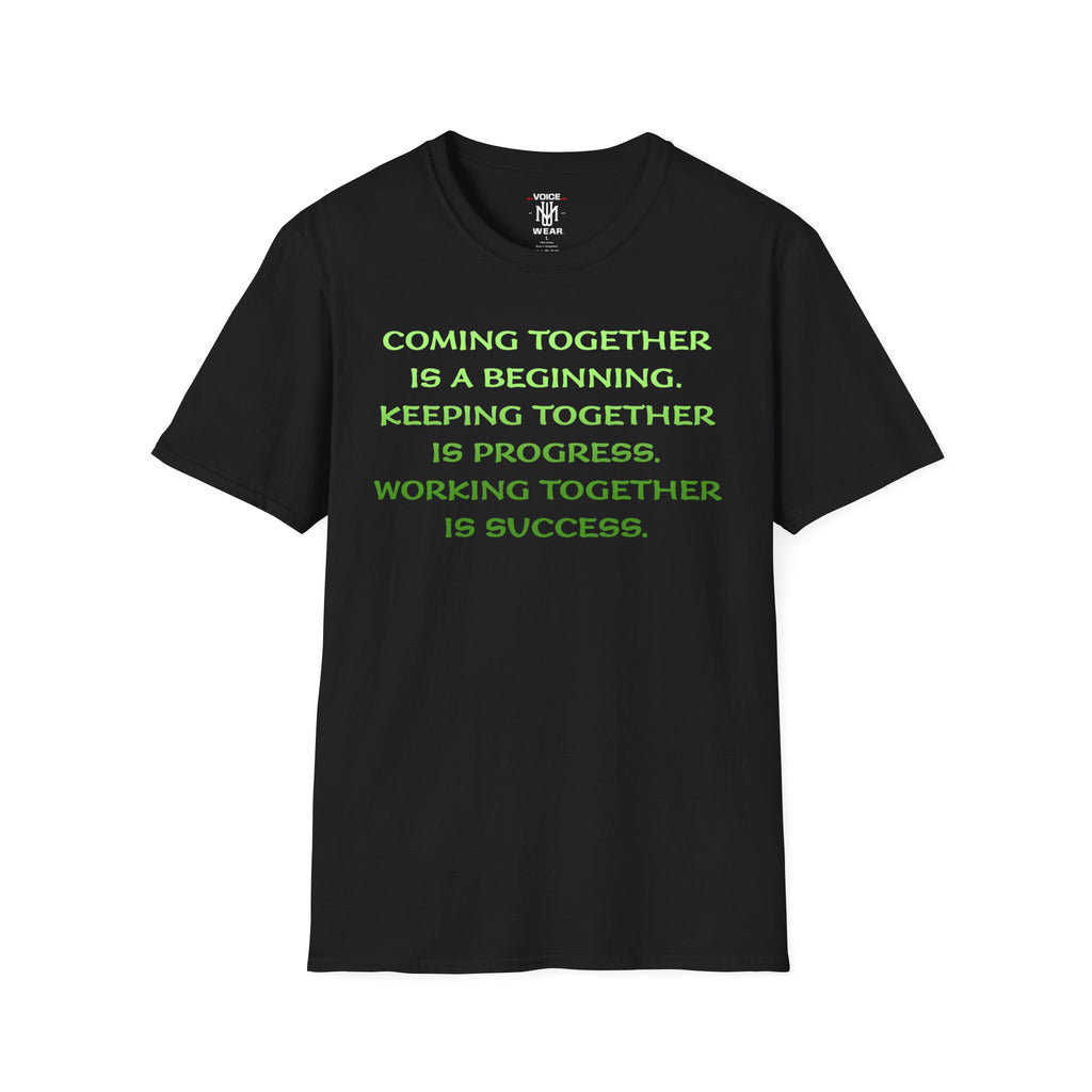 "Coming Together" - "moti-Voice-tion Wear" T-Shirt