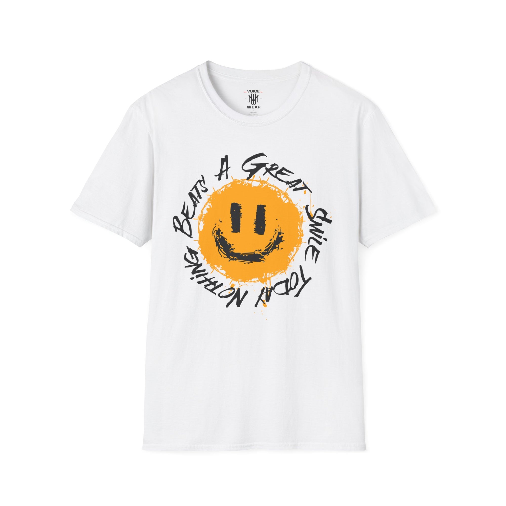 "Nothing Beats A Great Smile" - "moti-Voice-tion Wear" T-Shirt