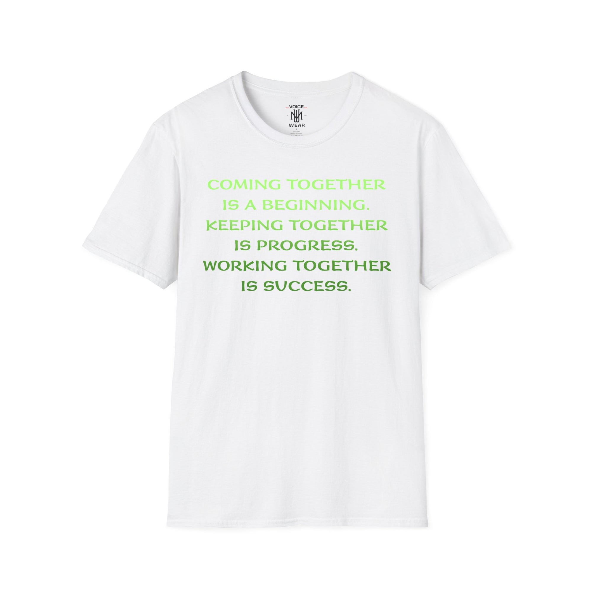 "Coming Together" - "moti-Voice-tion Wear" T-Shirt