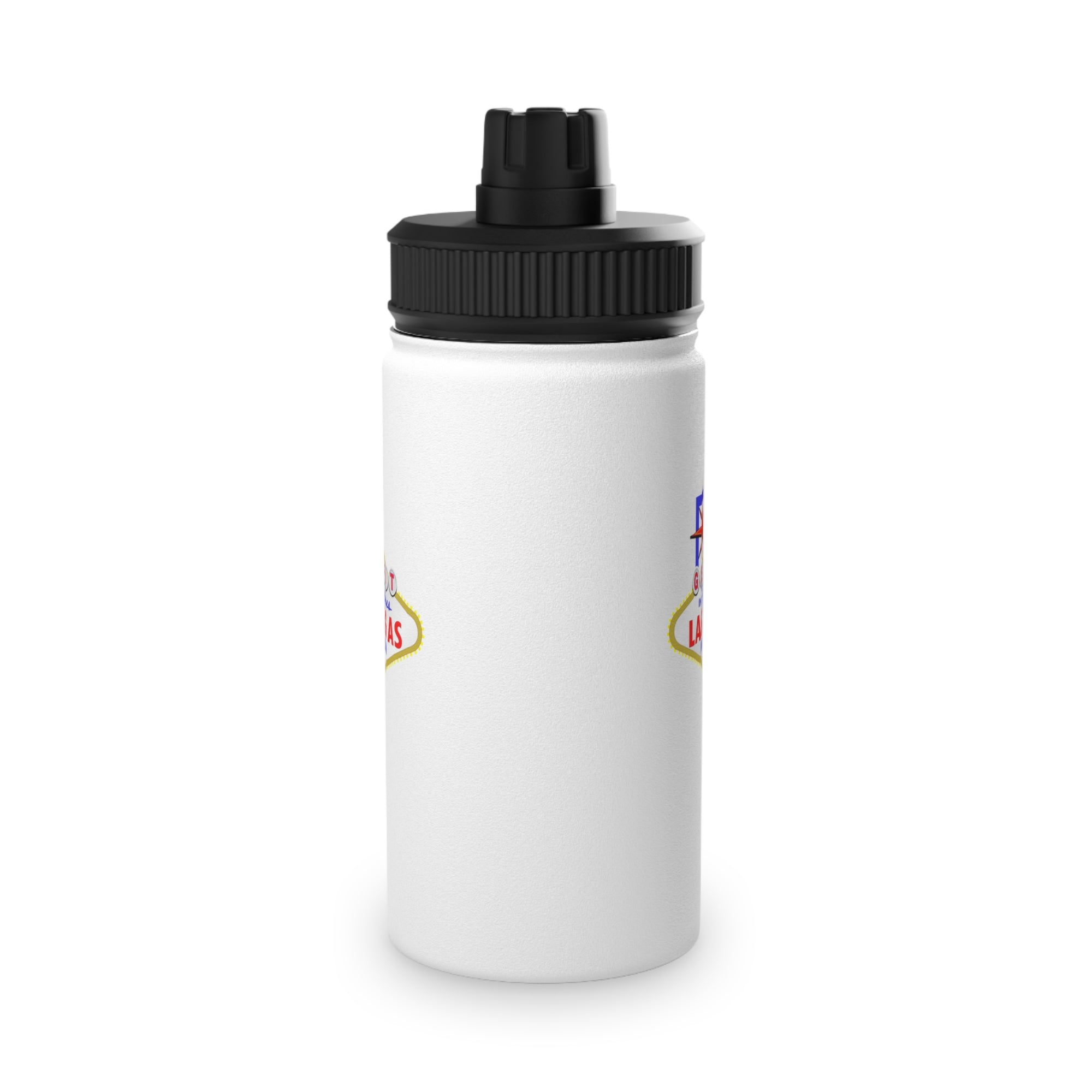 "Get Fit" Las Vegas Sign Stainless Steel Water Bottle
