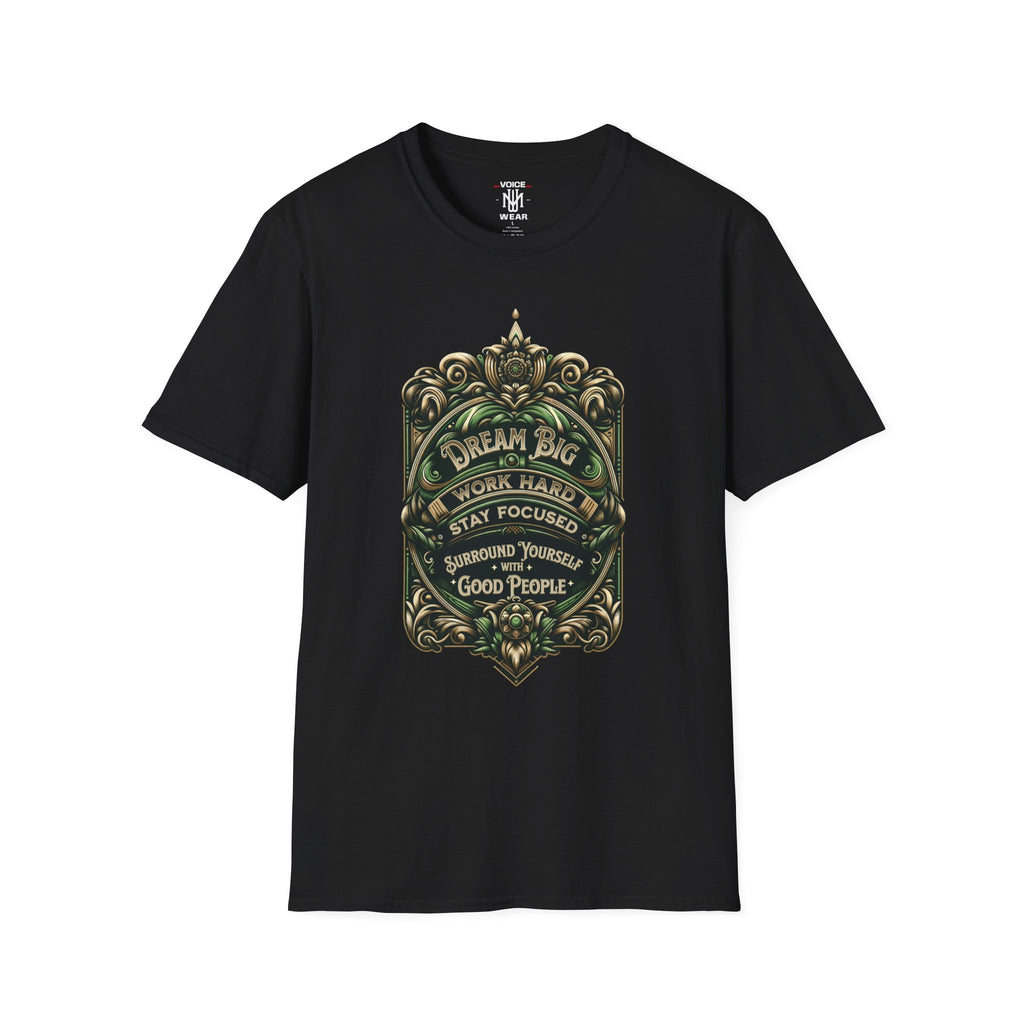 "Dream Big" - "moti-Voice-tion Wear" T-Shirt