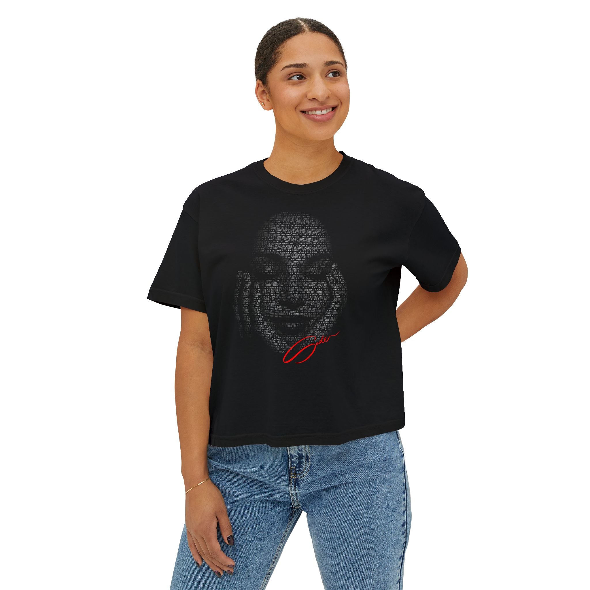 "Sade's Greatest Hits" Women's Boxy Tee