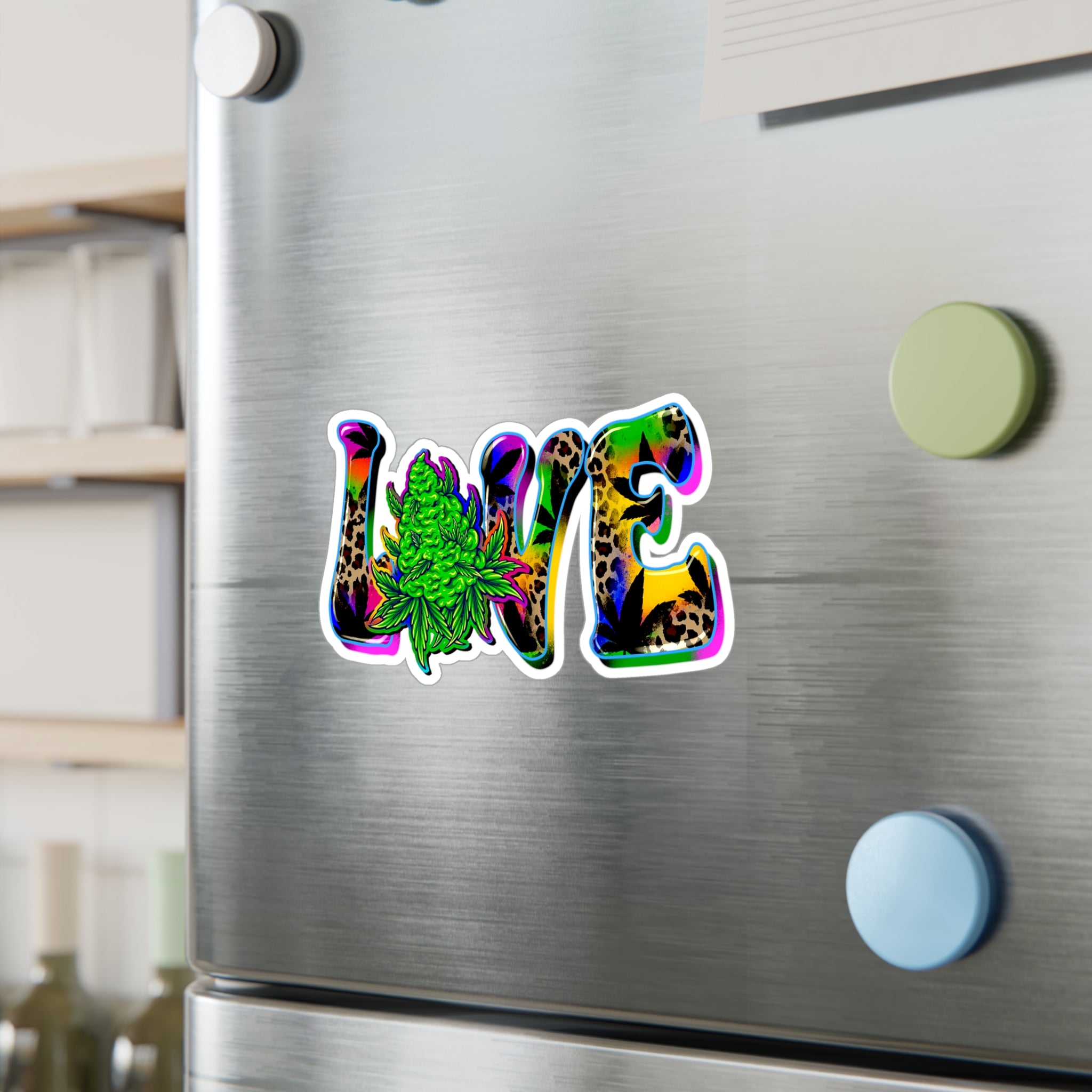 Cannabis Love Vinyl Decal