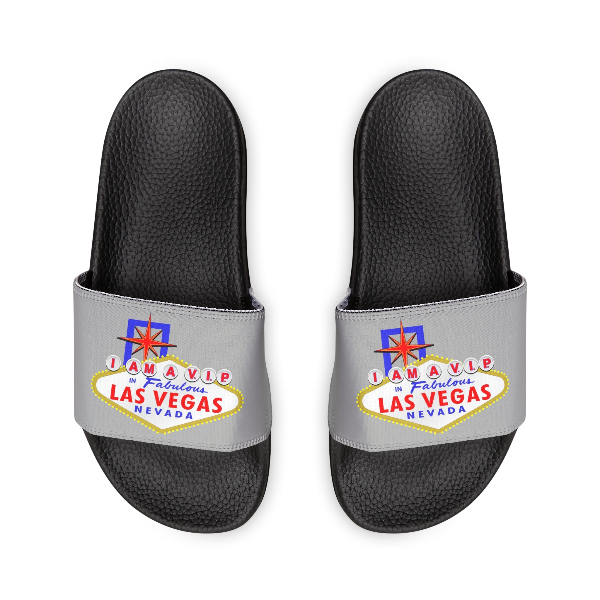 "All-Over Print" "V.I.P." Men's Removable-Strap Sandals