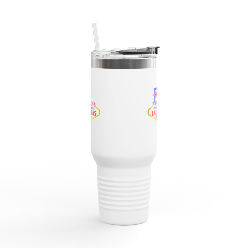 "Truckin Through" Las Vegas Sign 40oz Insulated Travel Mug | Tumbler