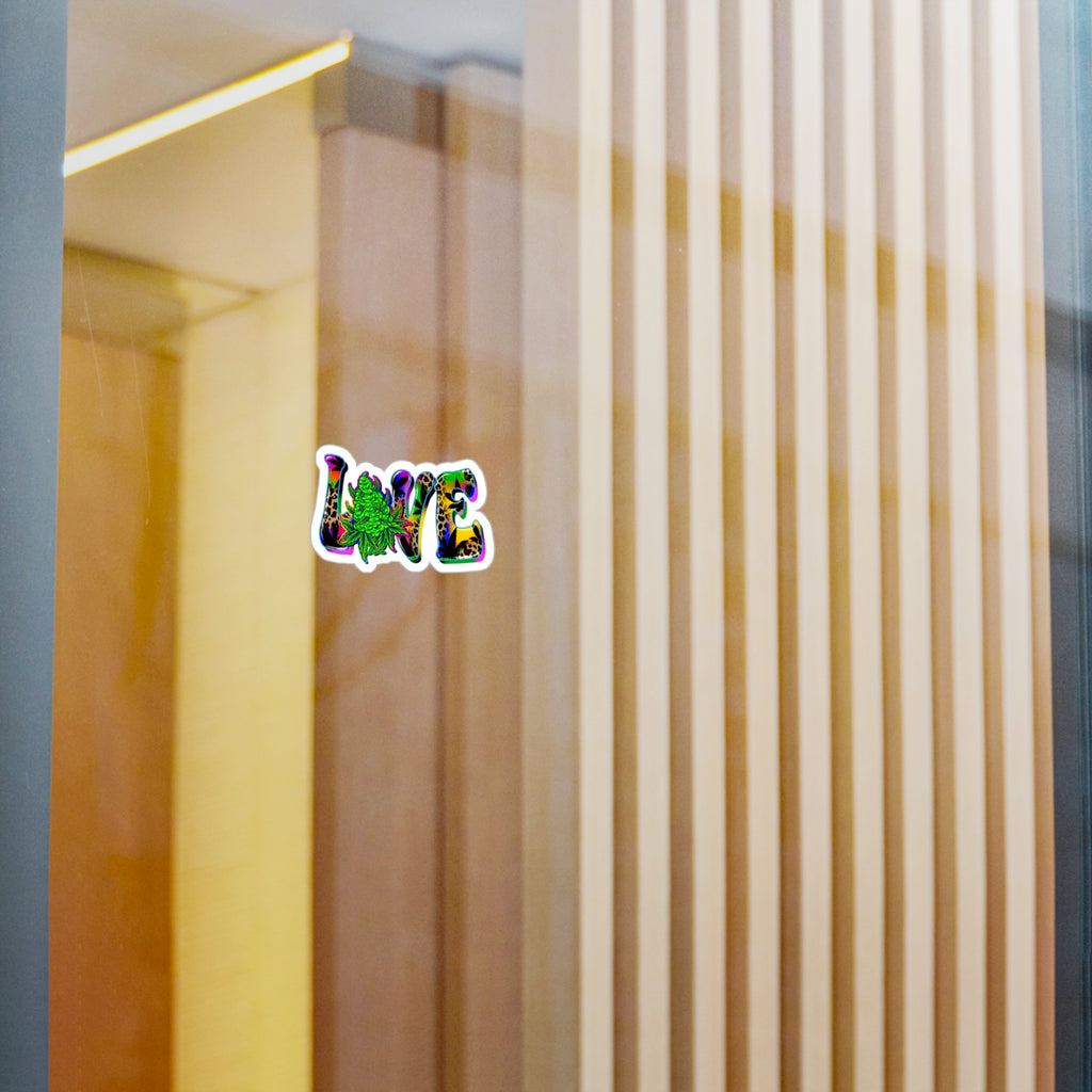 Cannabis Love Vinyl Decal