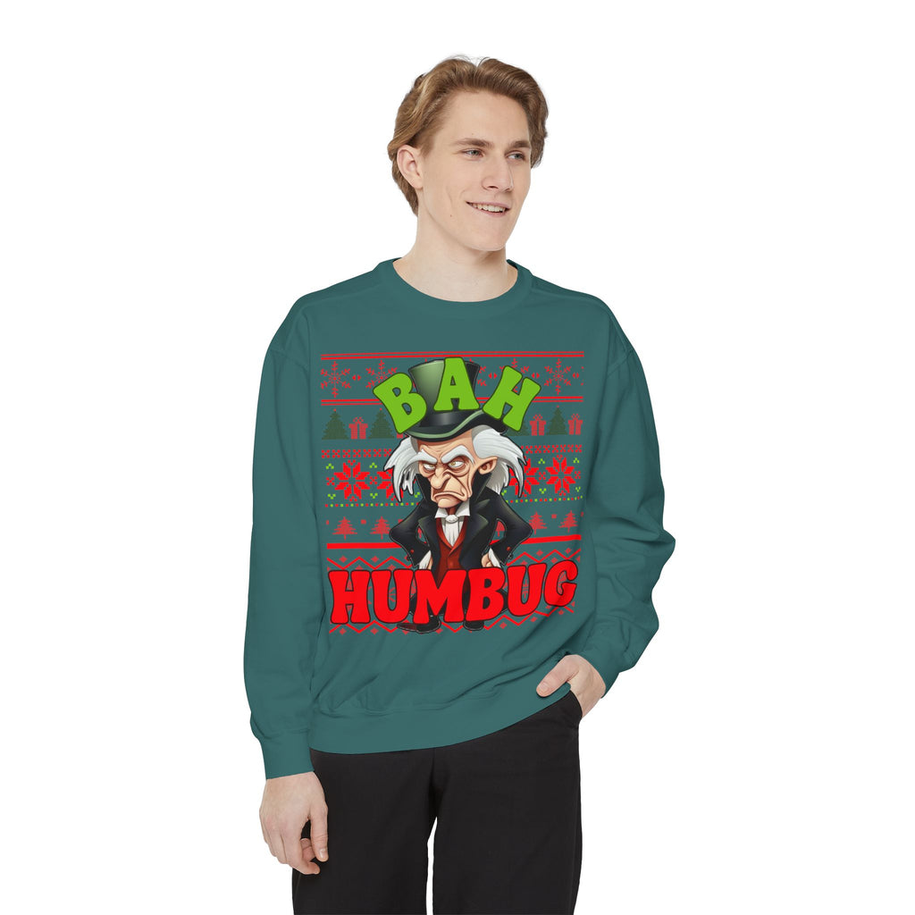 Bah Humbug Unisex Garment-Dyed Sweatshirt