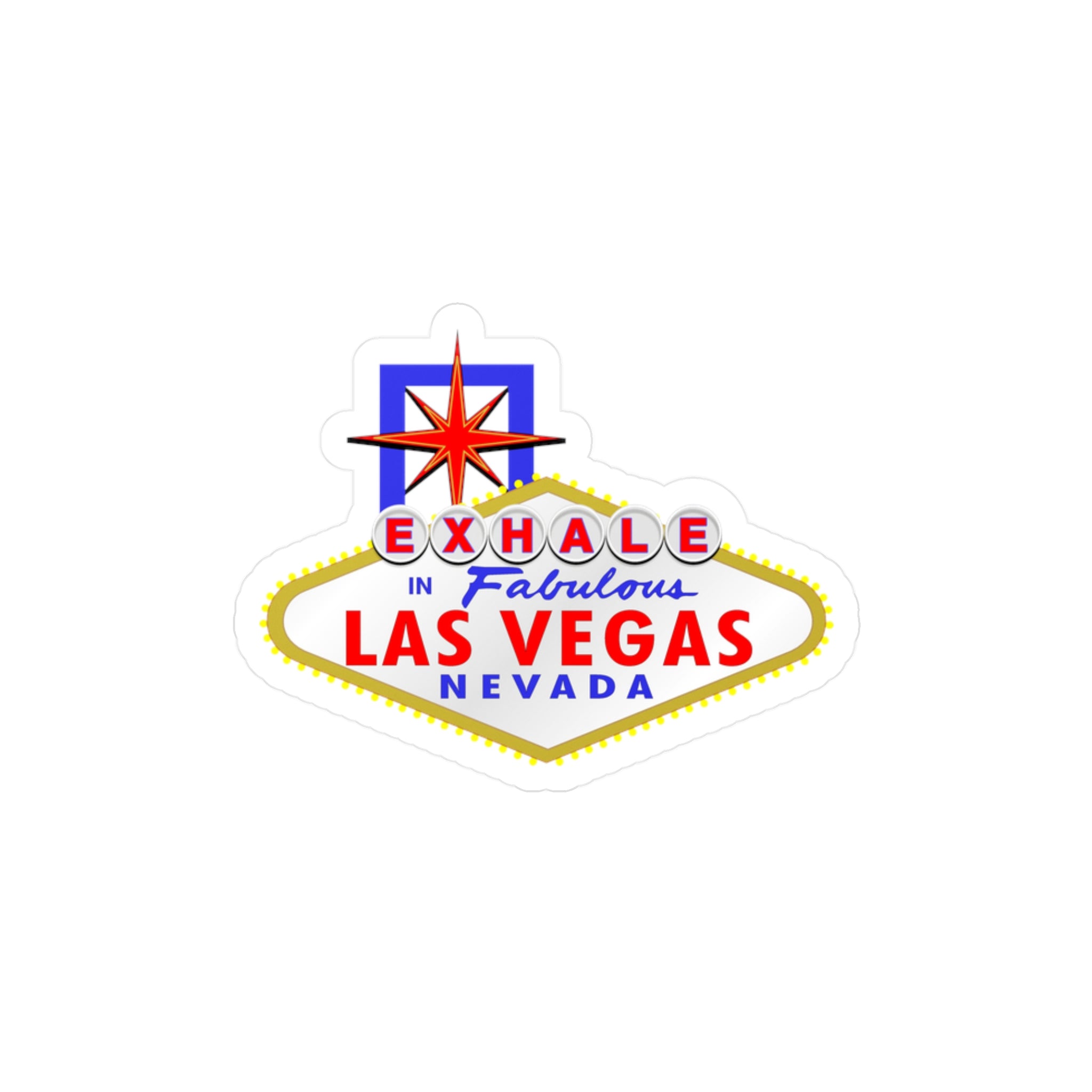 Exhale - "Las Vegas Sign" Vinyl Decal