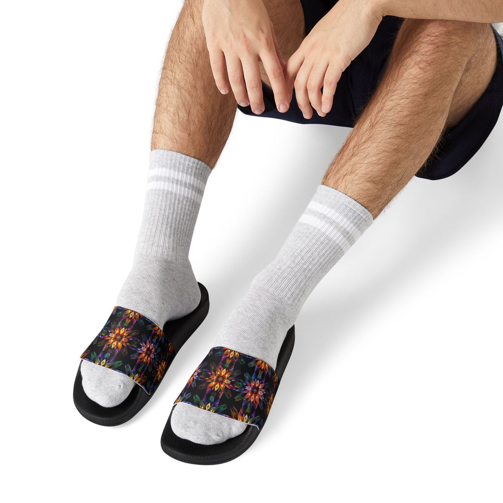 "All-Over Print" - #196 Men's Removable-Strap Sandals