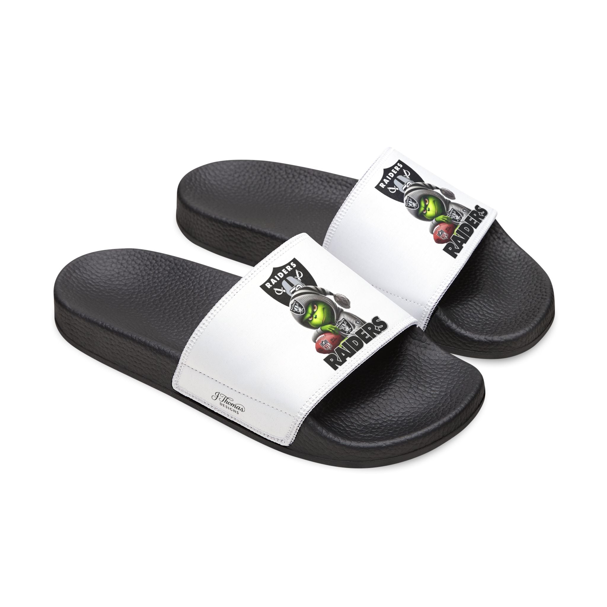 "All-Over Print" - Grinch Raiders Men's Removable-Strap Sandals