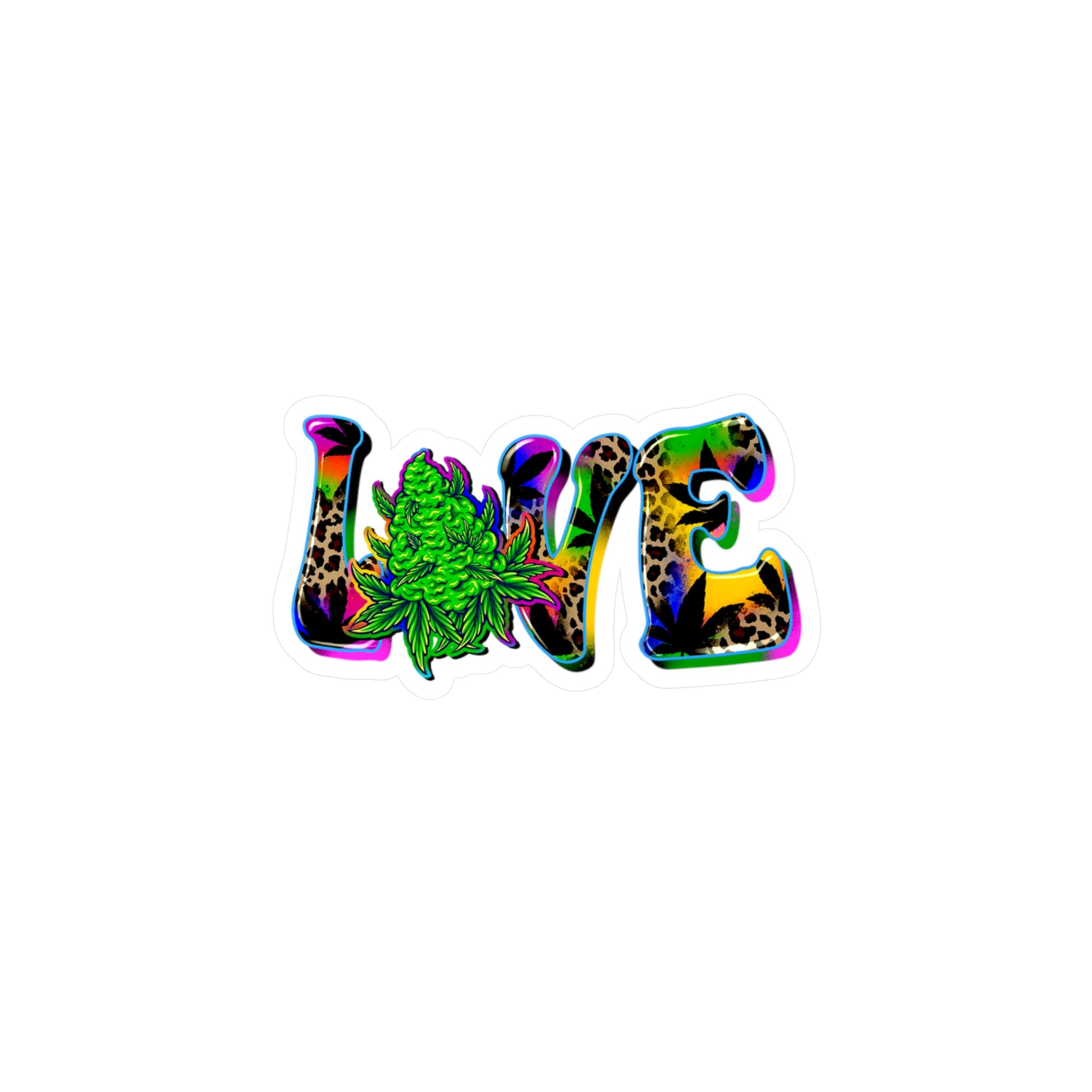 Cannabis Love Vinyl Decal