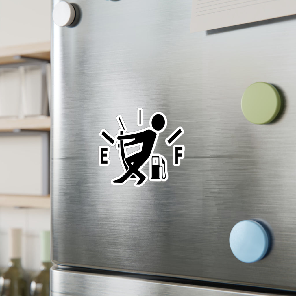 Male Gas Hand Vinyl Decal