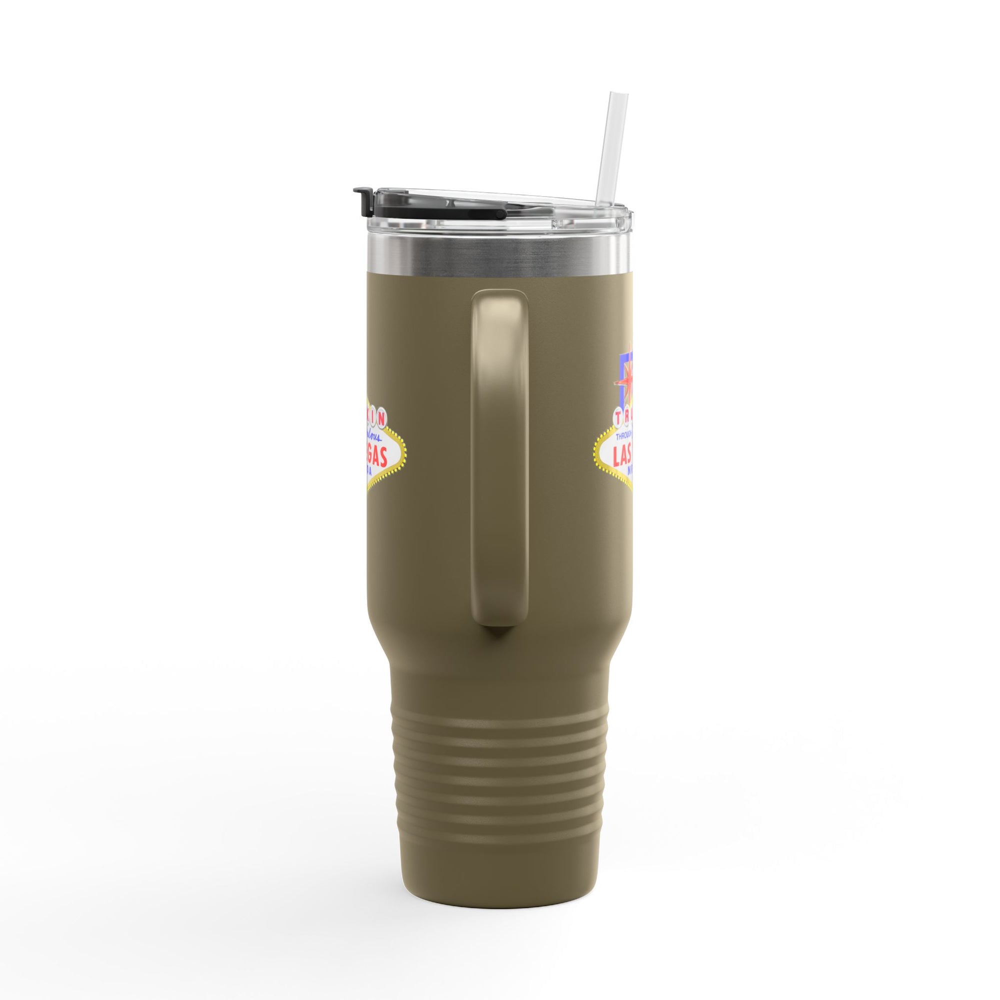 "Truckin Through" Las Vegas Sign 40oz Insulated Travel Mug | Tumbler