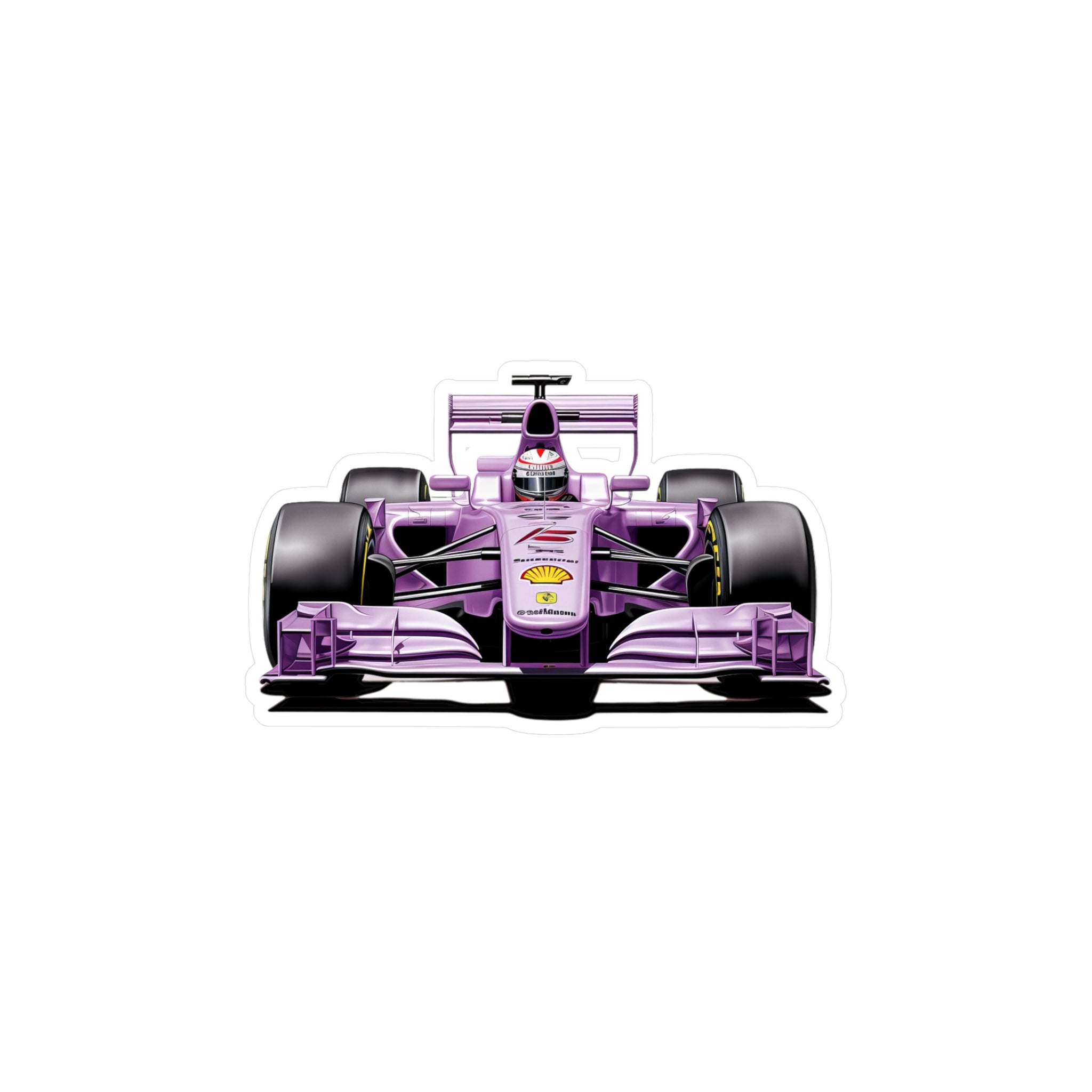 F1 Car #5 Vinyl Decal
