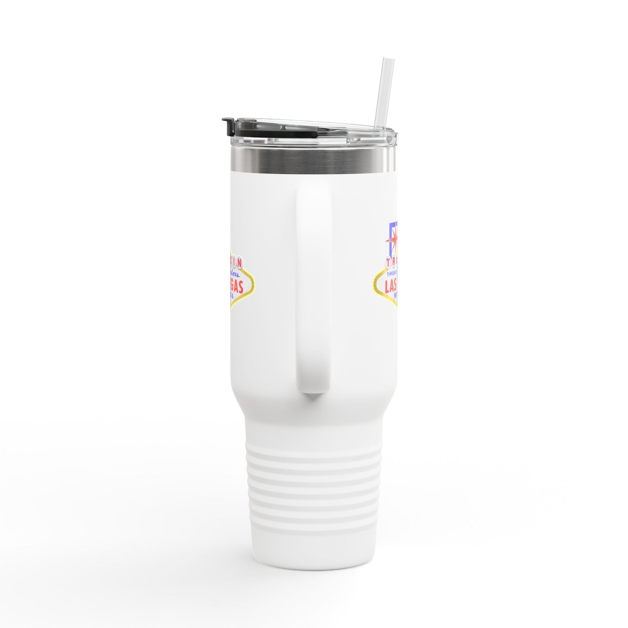 "Truckin Through" Las Vegas Sign 40oz Insulated Travel Mug | Tumbler