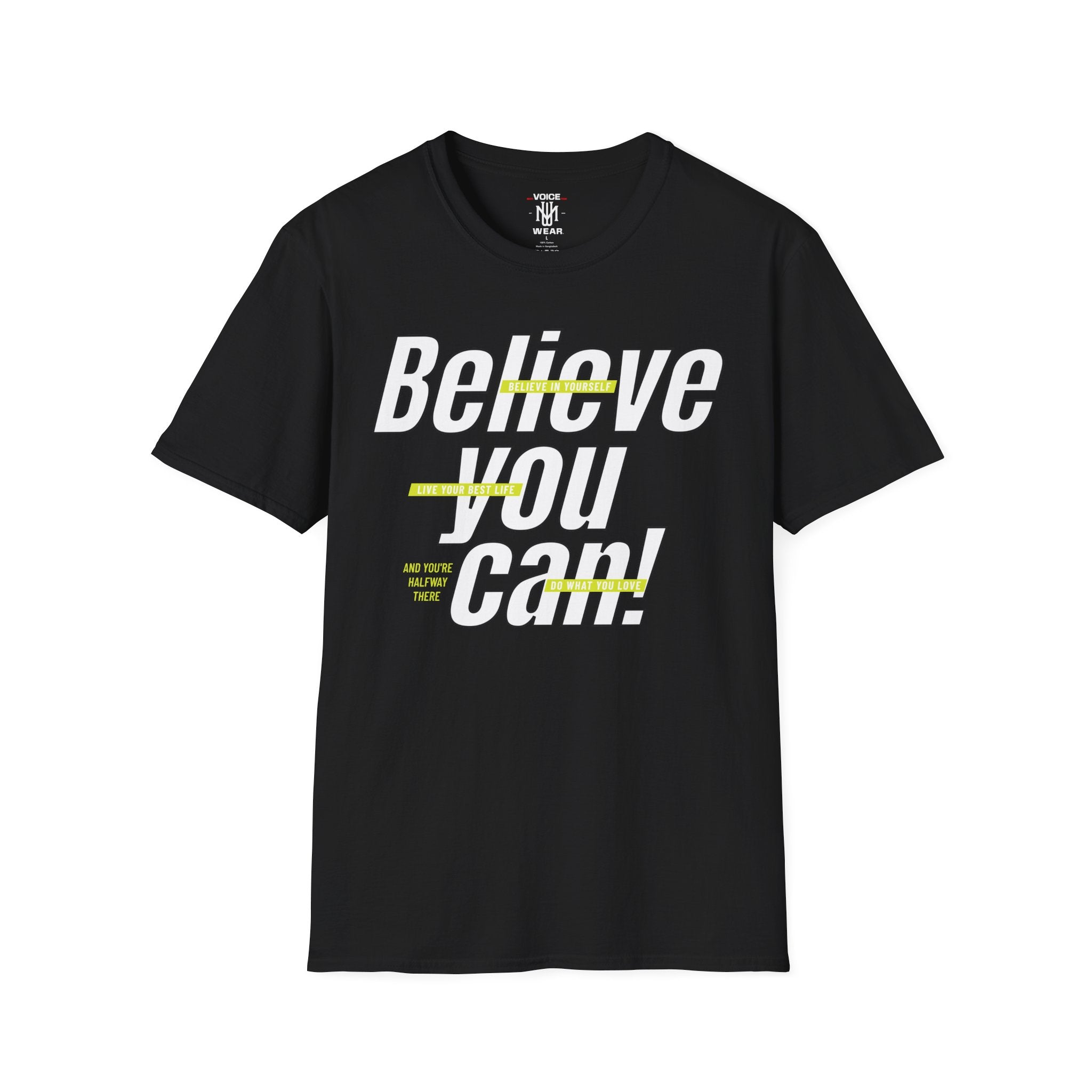 "Believe You Can" - "moti-Voice-tion Wear" T-Shirt