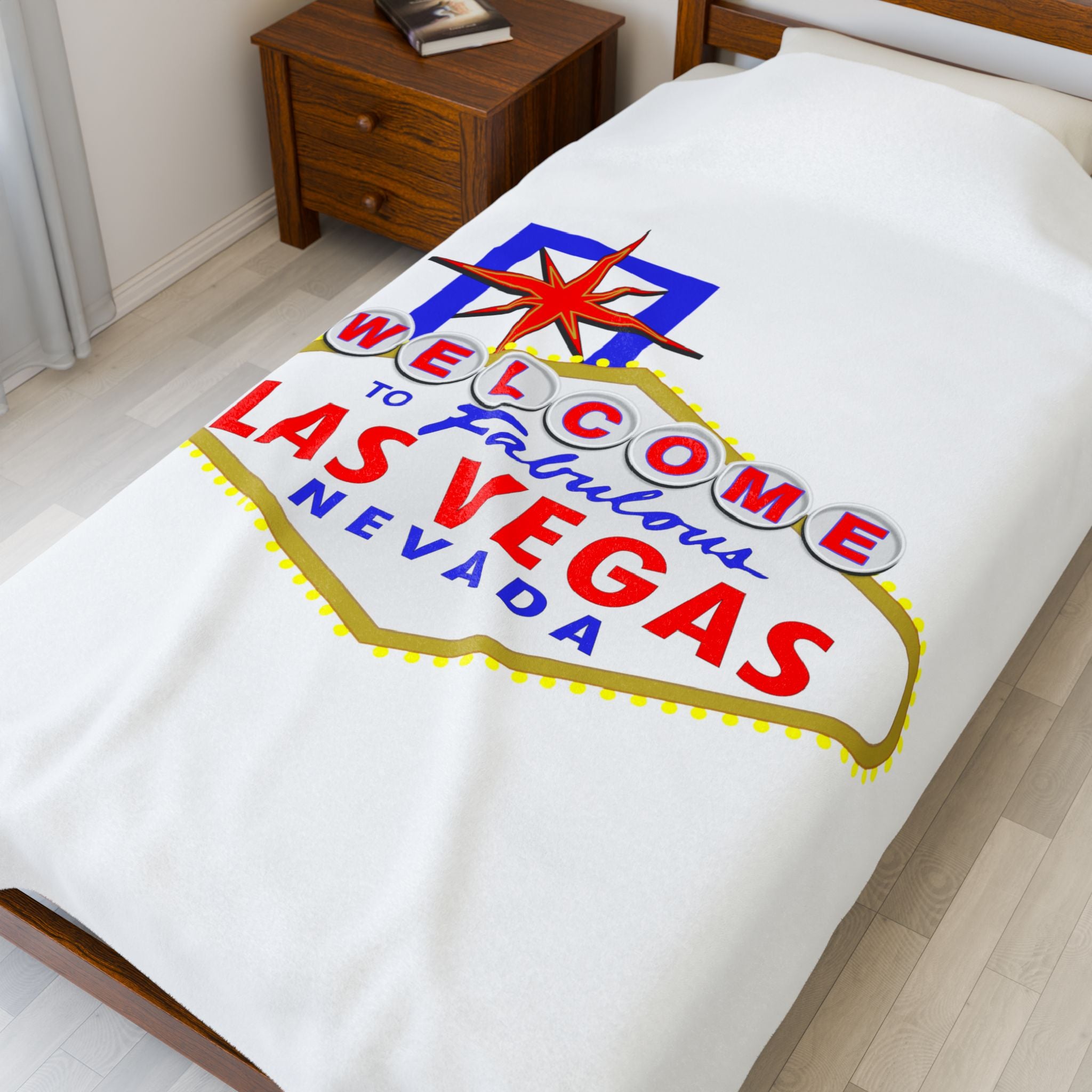 Welcome To Fabulous Las Vegas - "Las Vegas Sign" Blanket