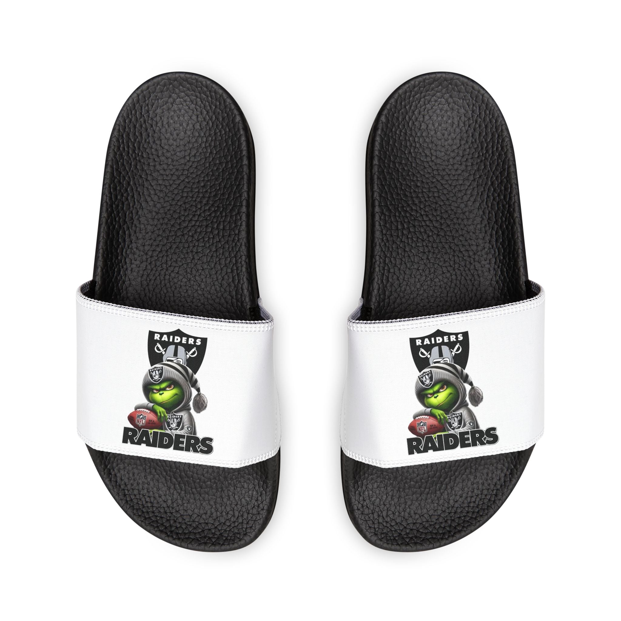 "All-Over Print" - Grinch Raiders Men's Removable-Strap Sandals