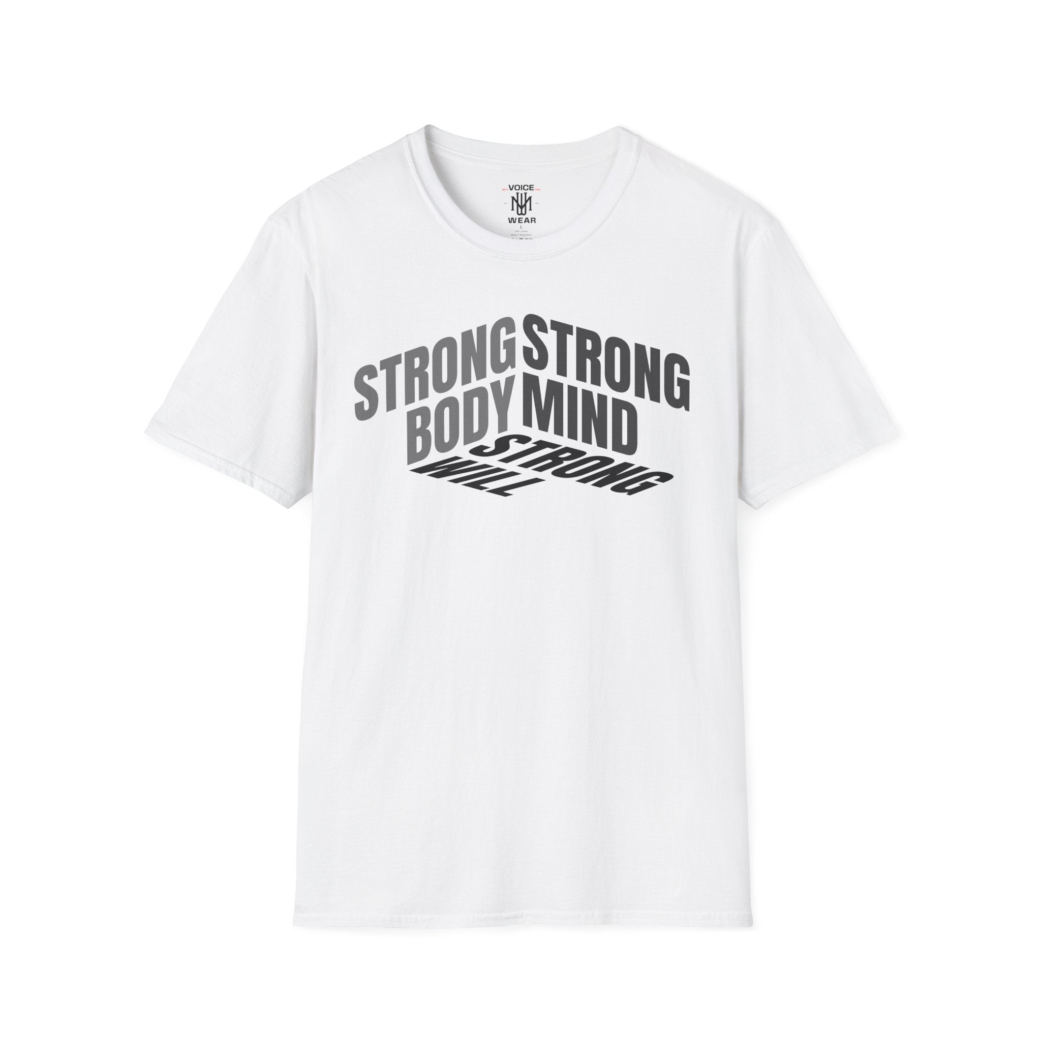 "Strong Body" - "moti-Voice-tion Wear" T-Shirt