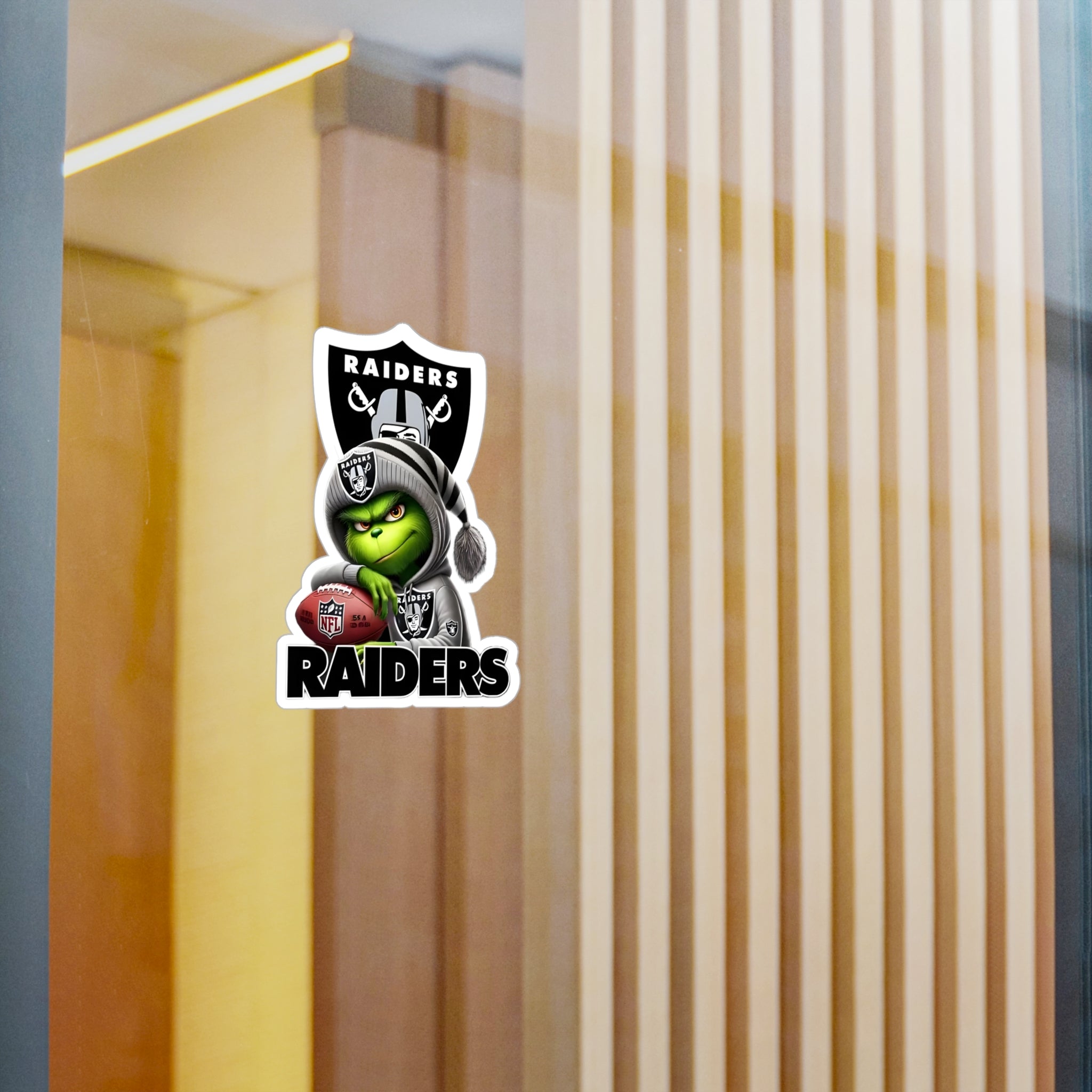 The Grinch - Raiders Vinyl Decal