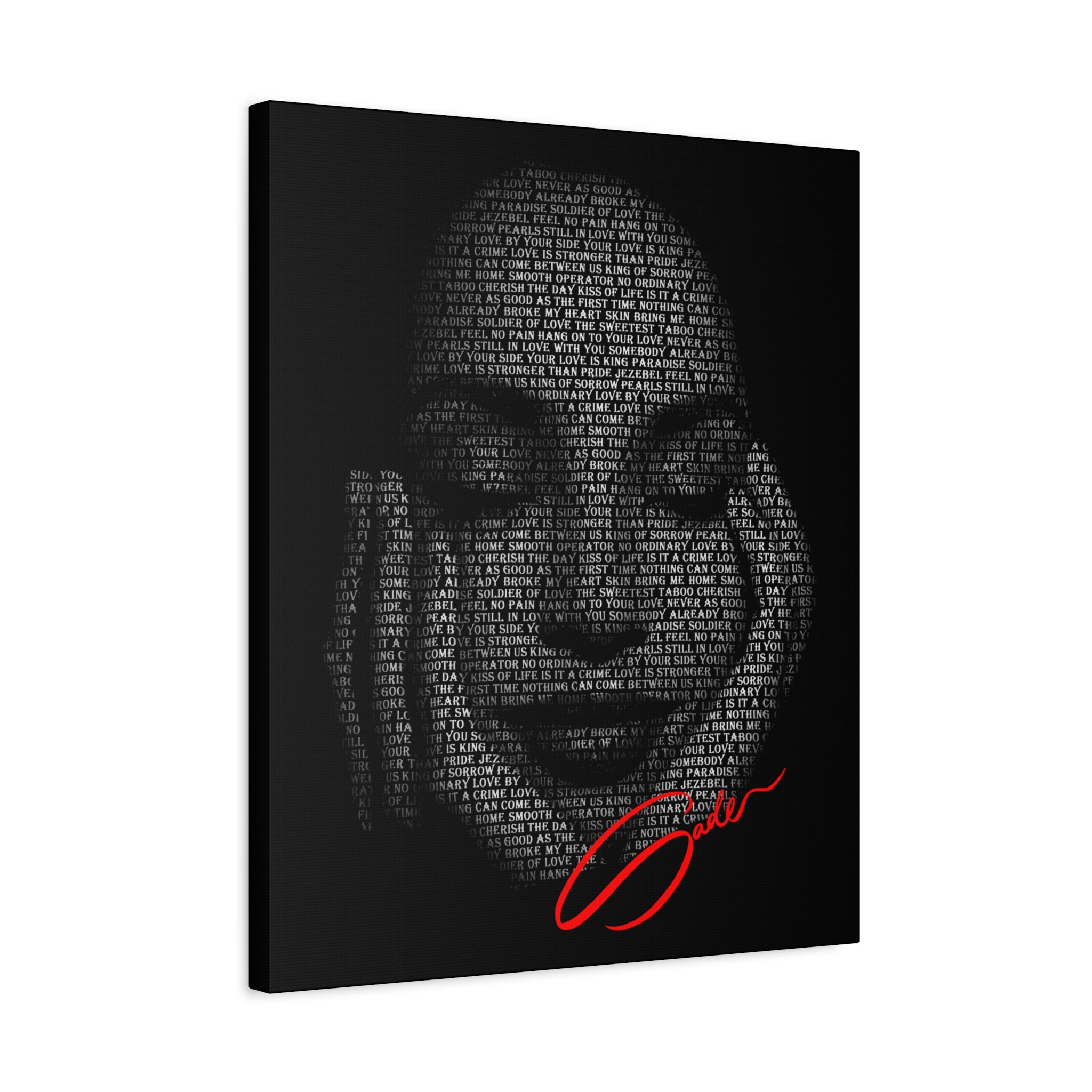"Sade's Greatest Hits" Matte Canvas Print