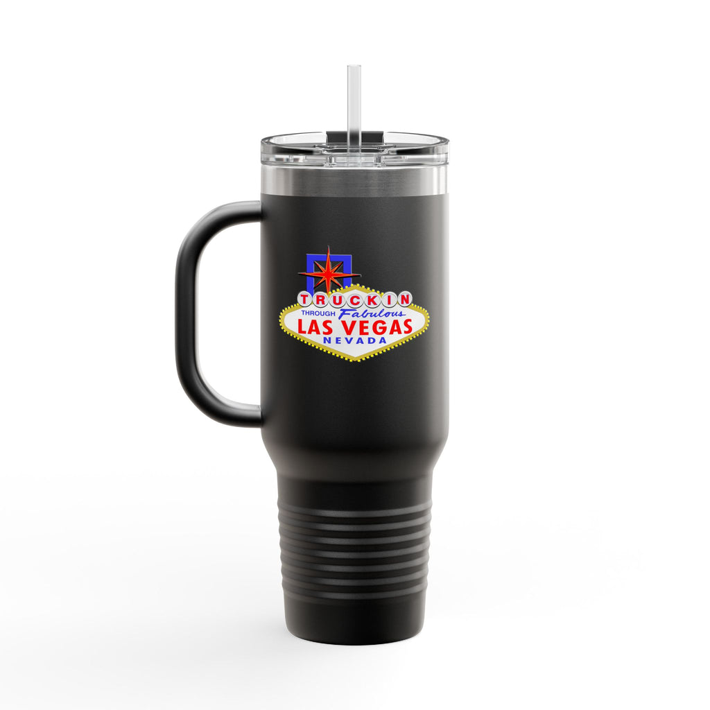 "Truckin Through" Las Vegas Sign 40oz Insulated Travel Mug | Tumbler