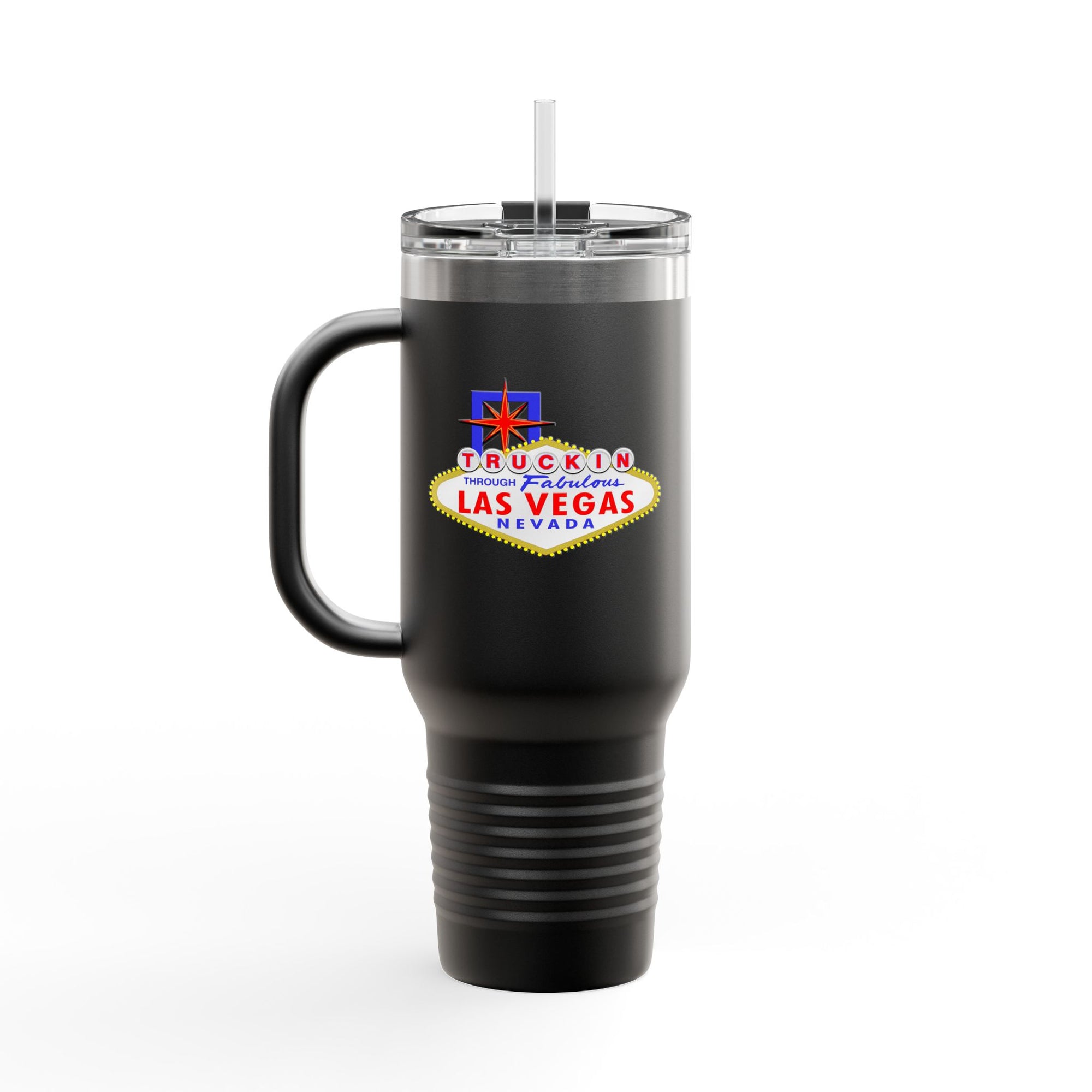 "Truckin Through" Las Vegas Sign 40oz Insulated Travel Mug | Tumbler