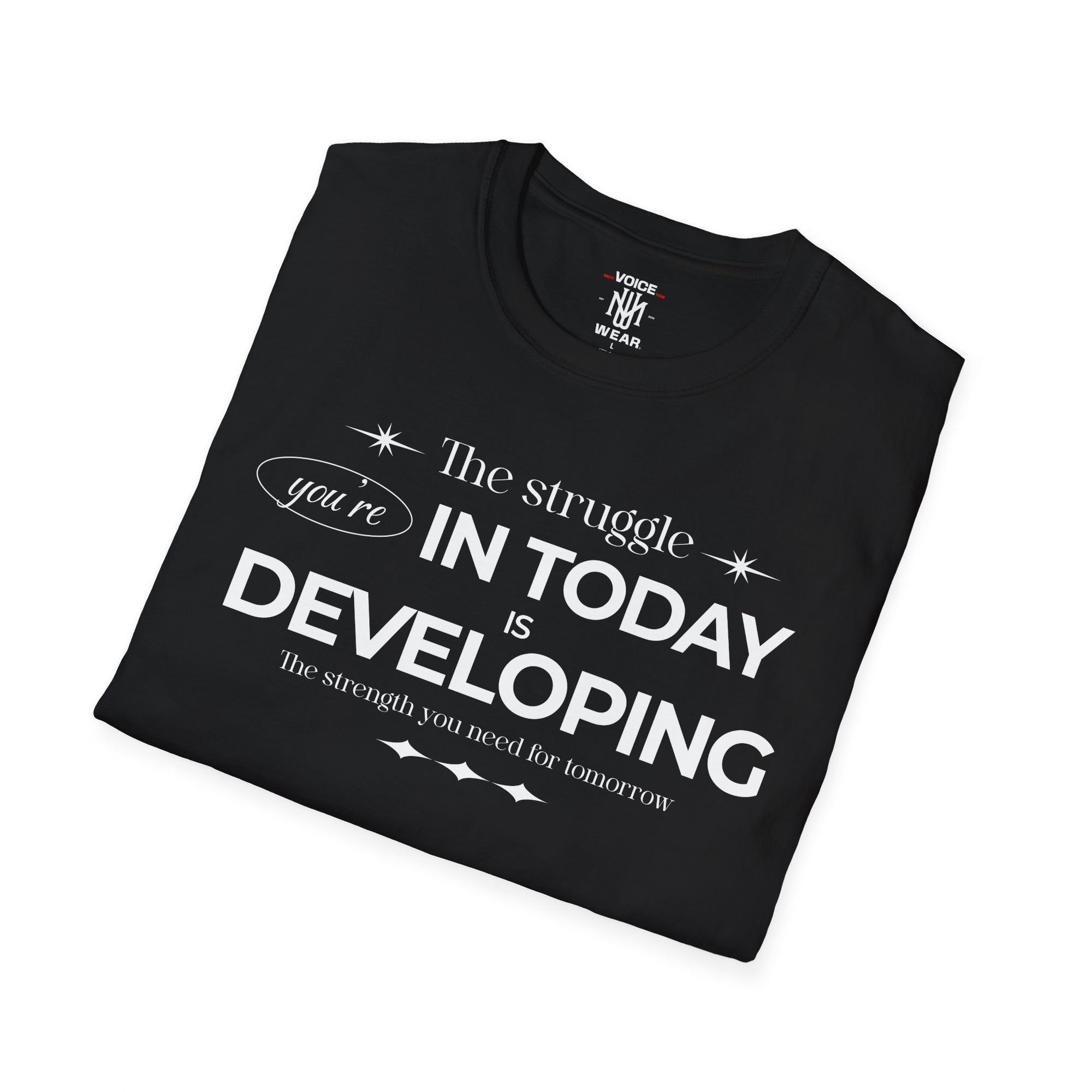 "The Struggle" - "moti-Voice-tion Wear" T-Shirt