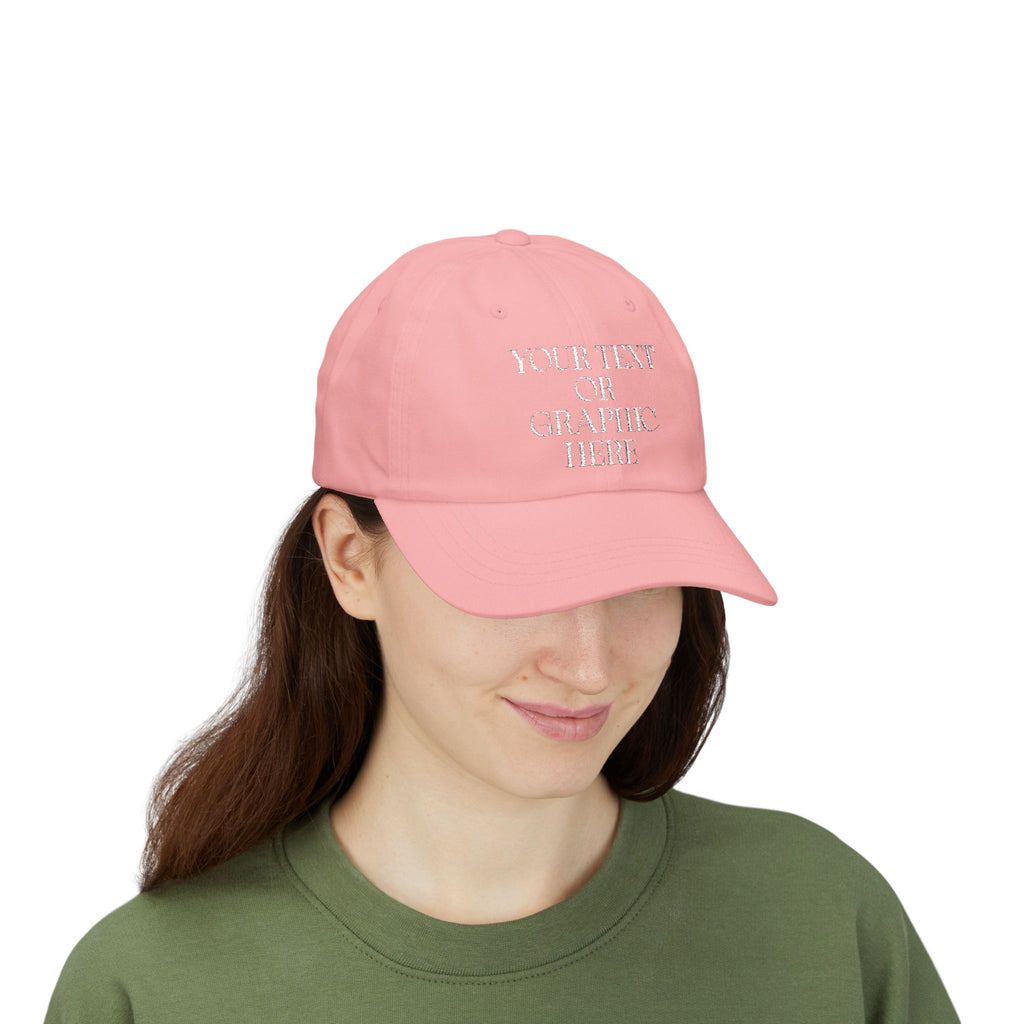 Customizable Embroidered Dad Hat - (Your Text or Graphic Here)