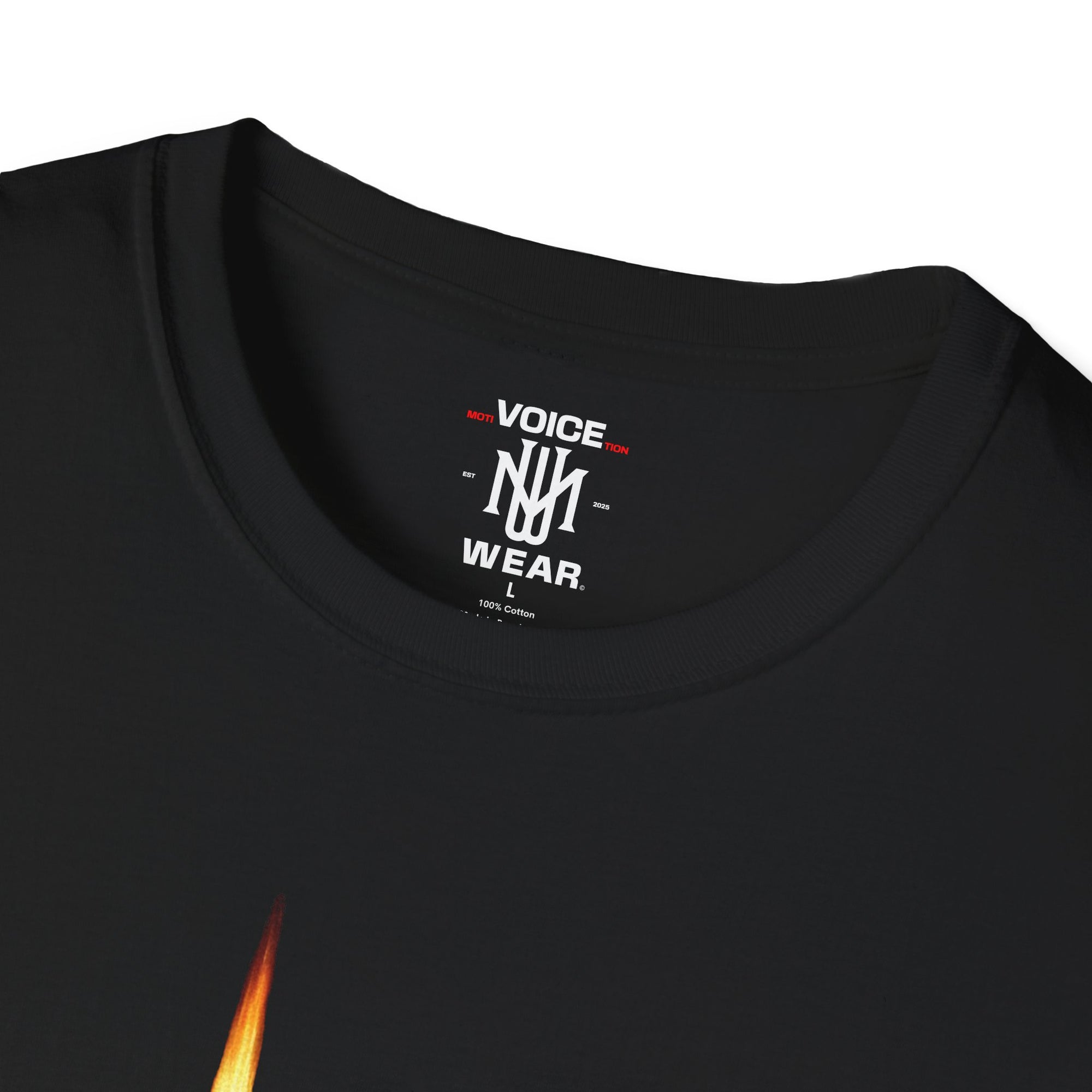 "Keep The Fire Burning" - "moti-Voice-tion Wear" T-Shirt