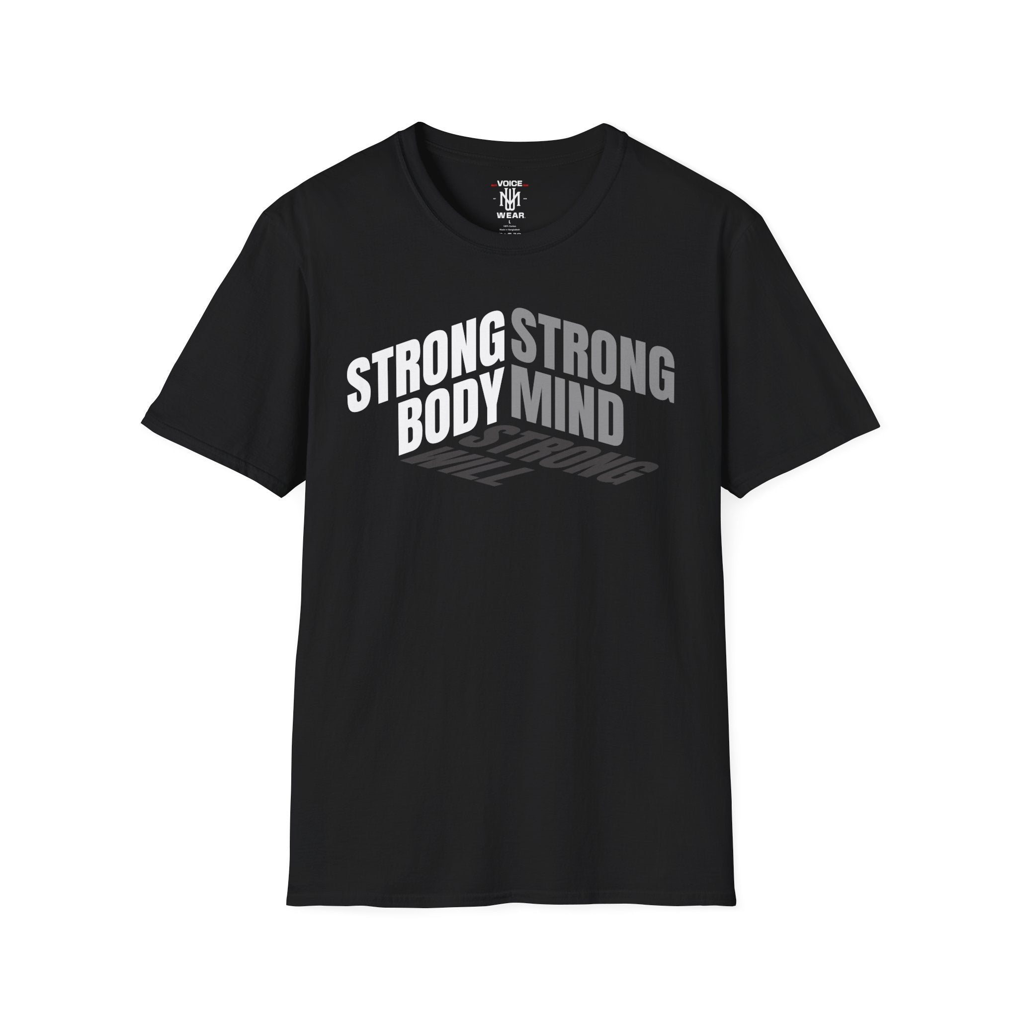 "Strong Body" - "moti-Voice-tion Wear" T-Shirt