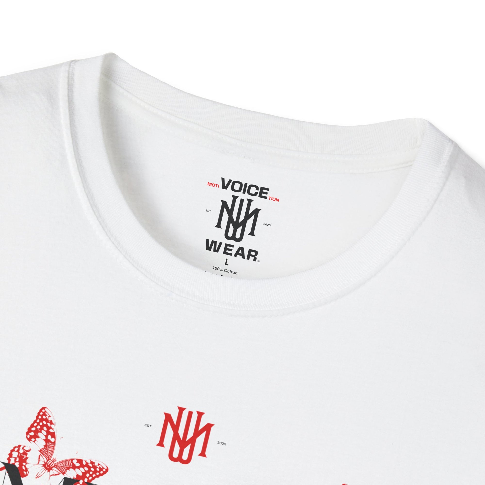 "Embrace Change" - Red - "moti-Voice-tion Wear" T-Shirt