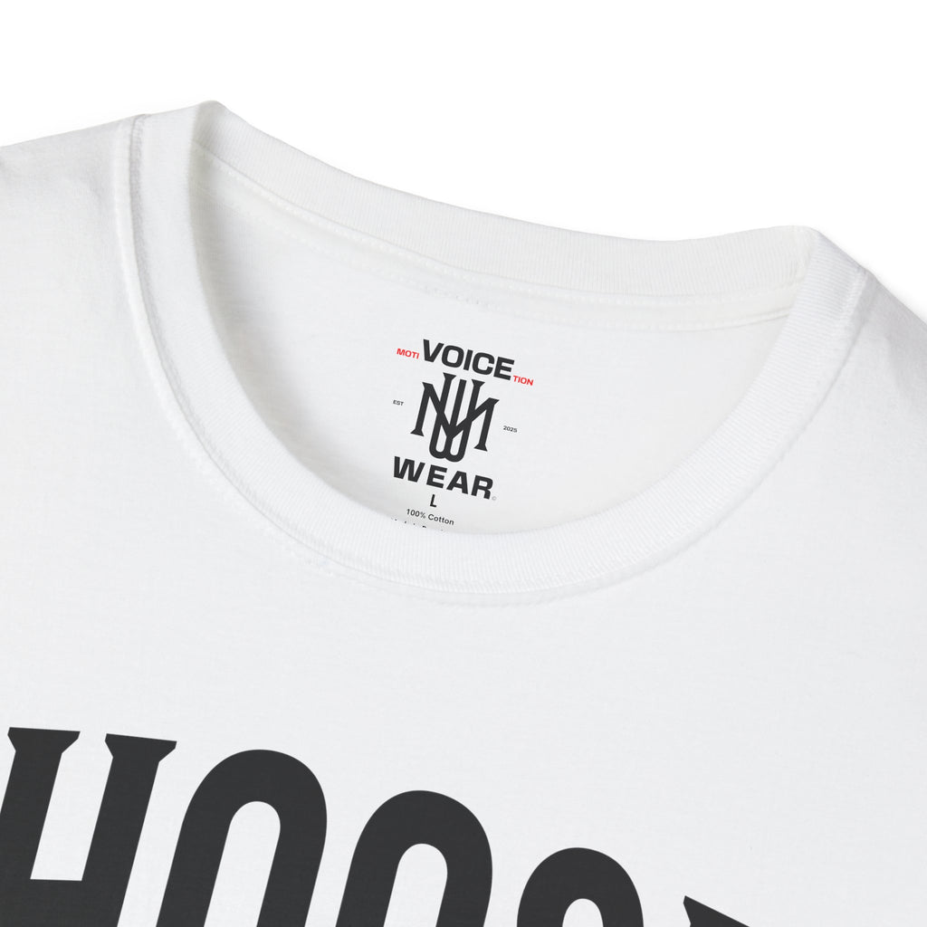 "Choose To Shine" - "moti-Voice-tion Wear" T-Shirt