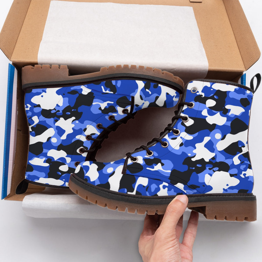 "All Over Print" Men's Martin Short Boots