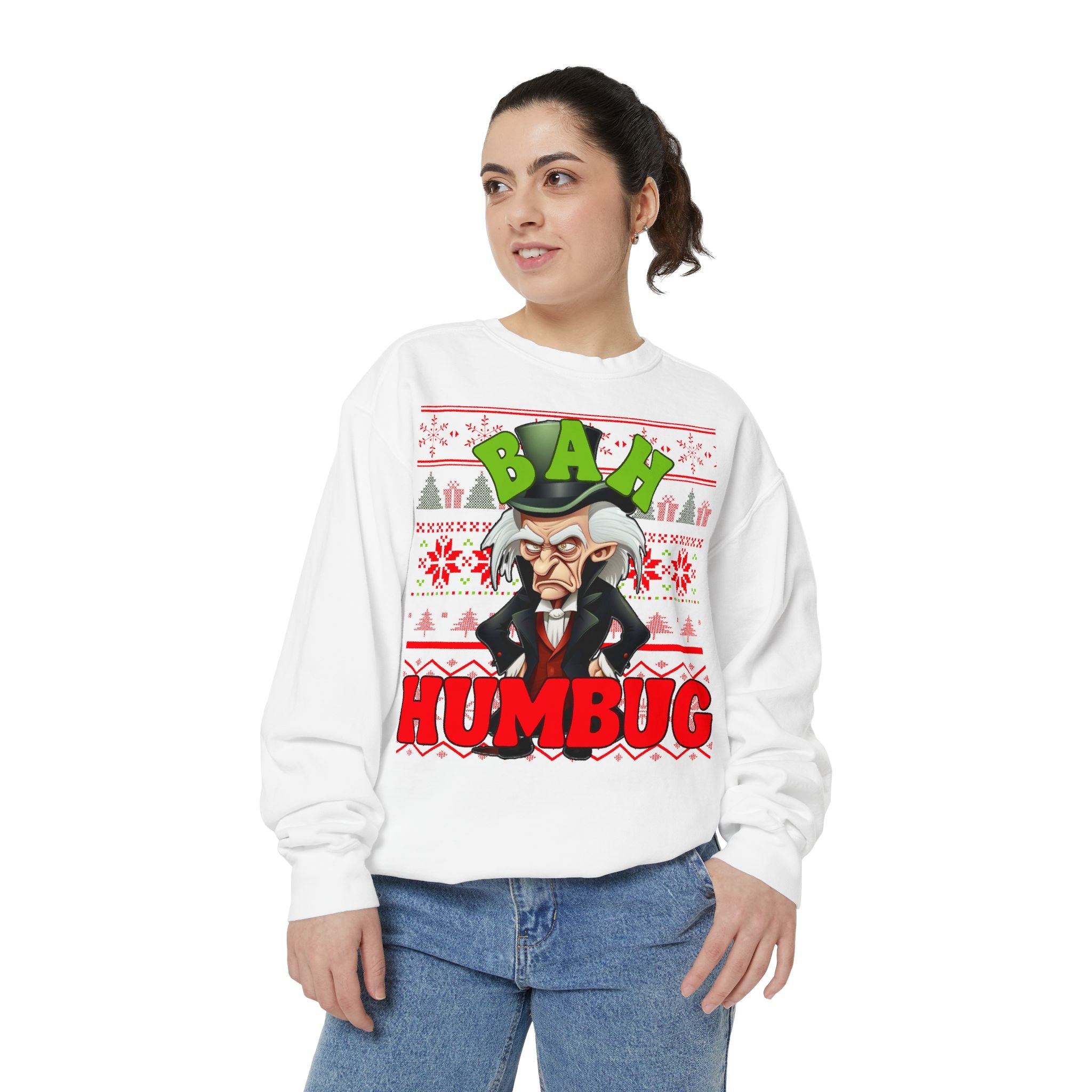 Bah Humbug Unisex Garment-Dyed Sweatshirt