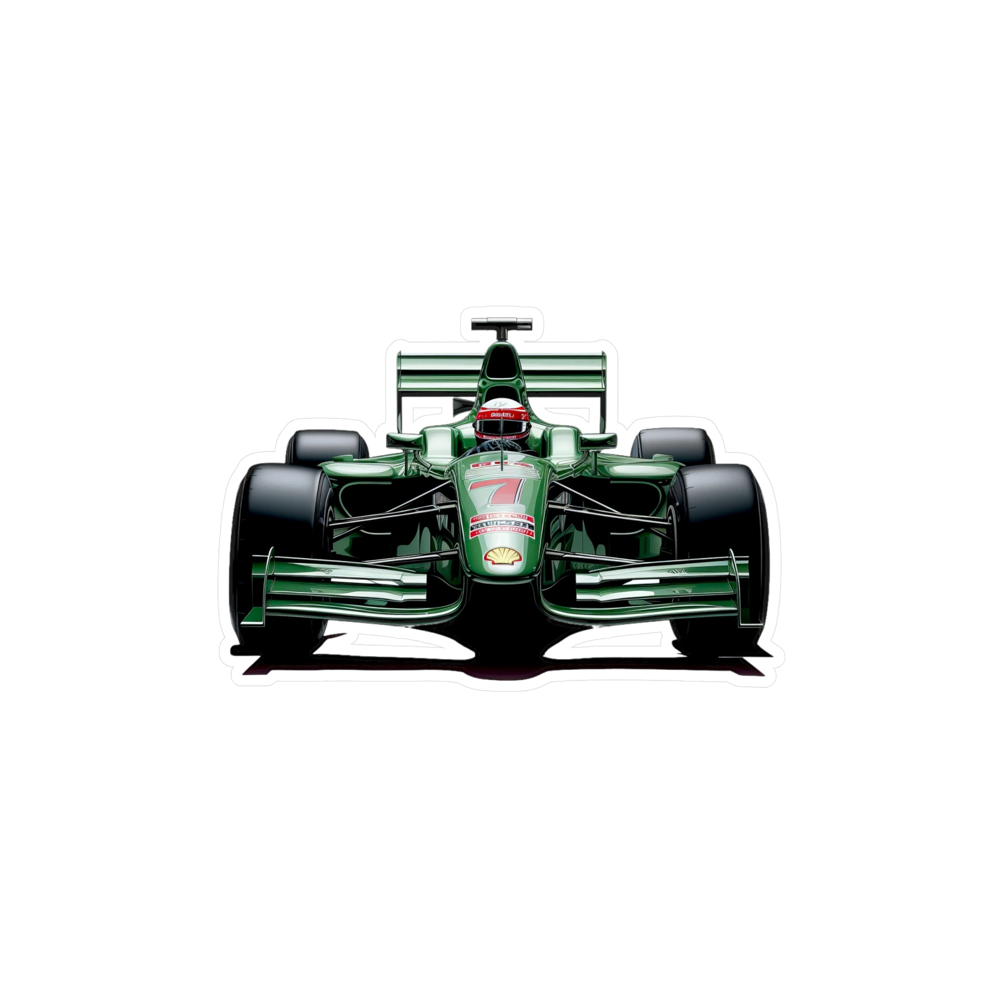 F1 Car #1 Vinyl Decal