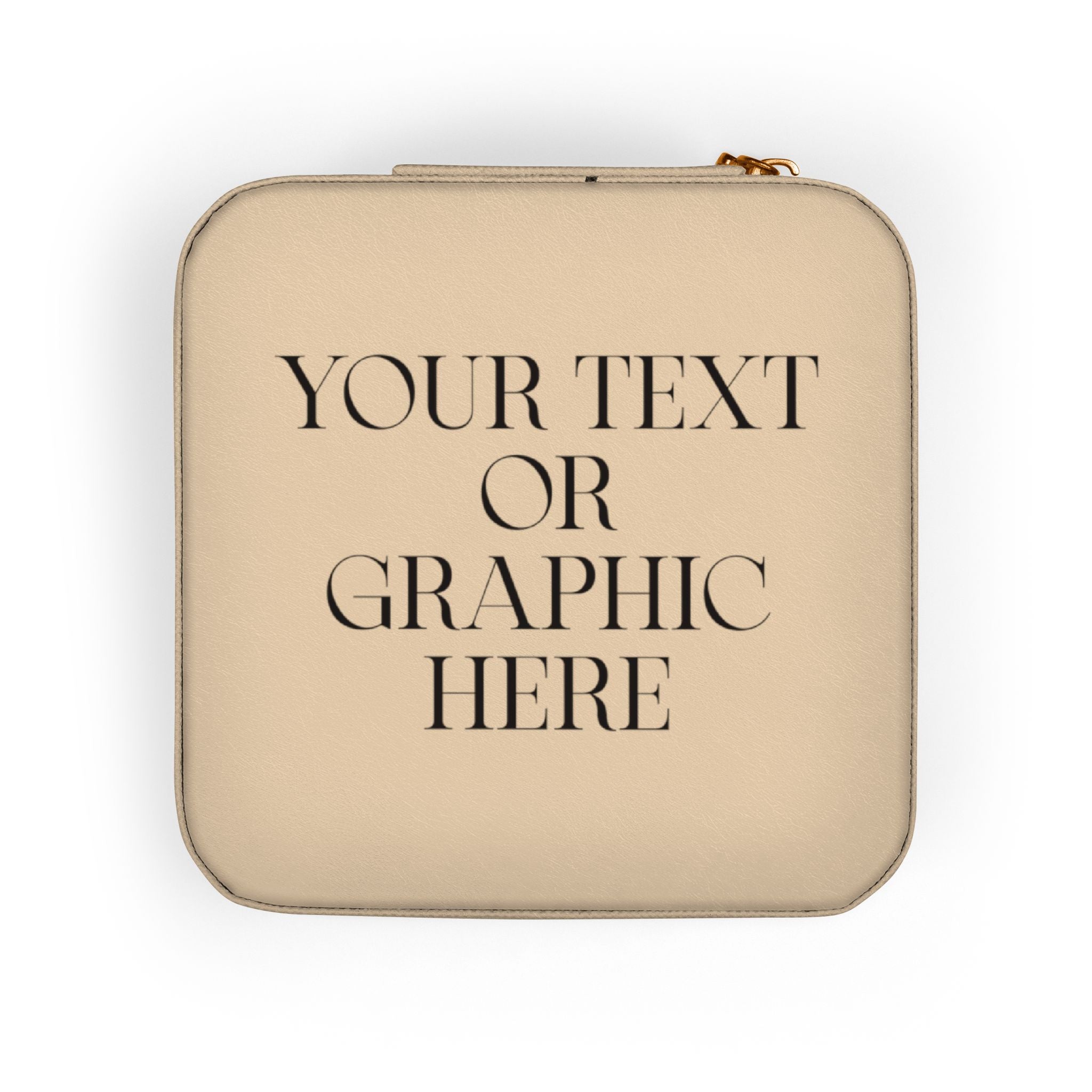 Custom Personalized Compact Jewelry Travel Case