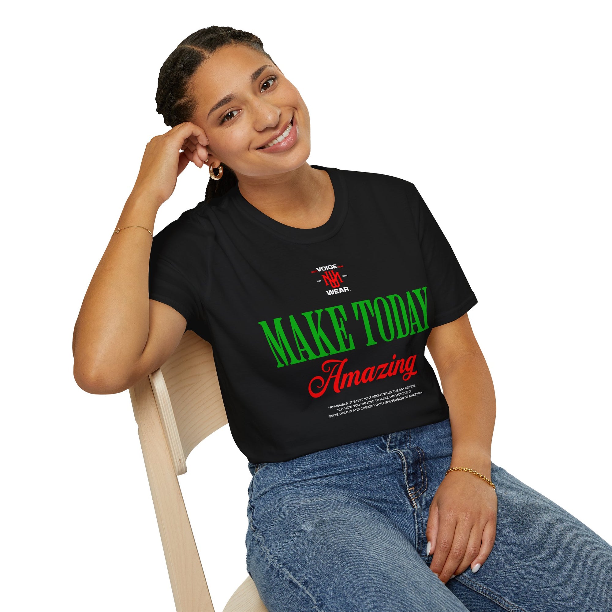 "Make Today Amazing" - "moti-Voice-tion Wear" T-Shirt