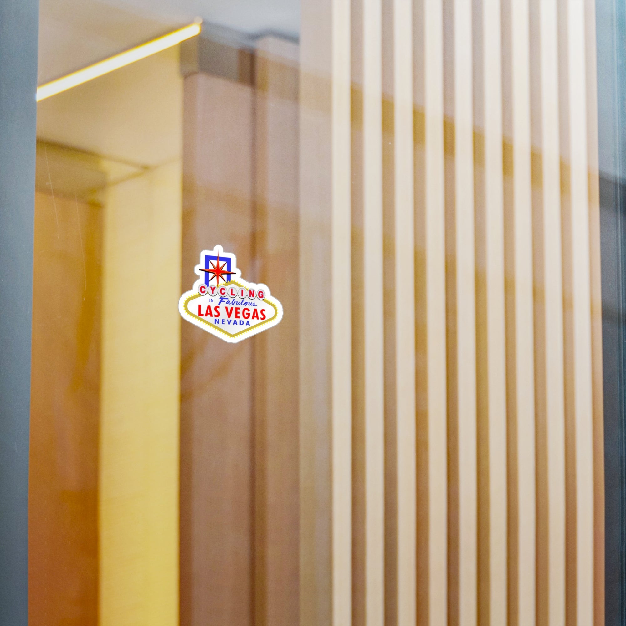 Cycling - "Las Vegas Sign" Vinyl Decal