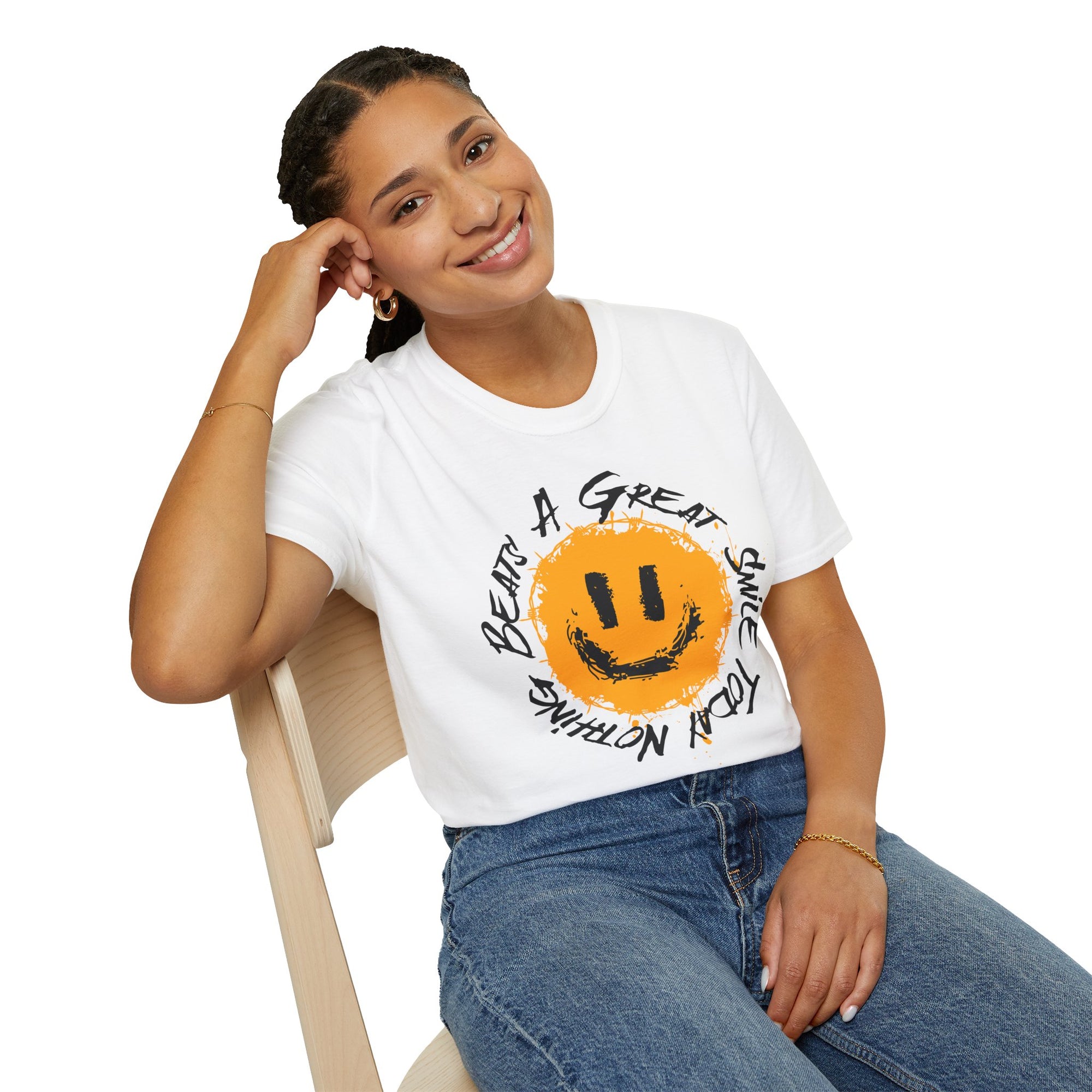 "Nothing Beats A Great Smile" - "moti-Voice-tion Wear" T-Shirt