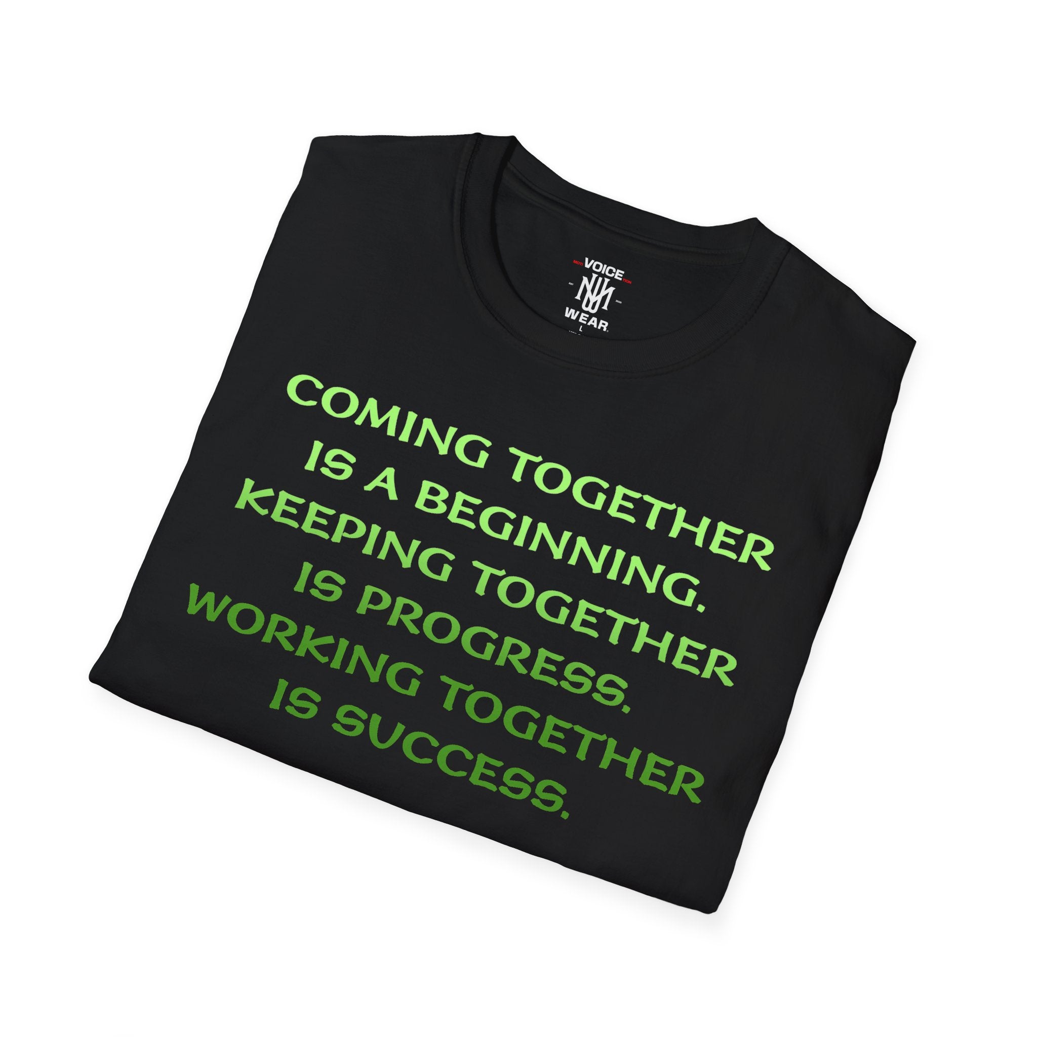 "Coming Together" - "moti-Voice-tion Wear" T-Shirt