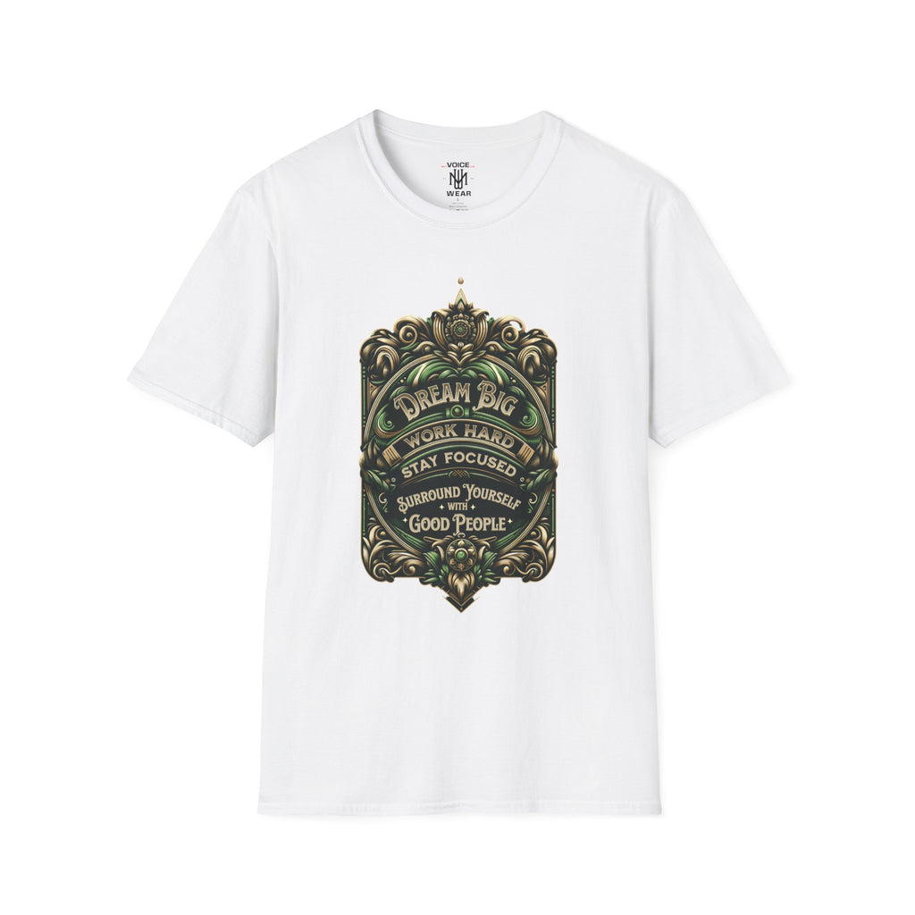 "Dream Big" - "moti-Voice-tion Wear" T-Shirt